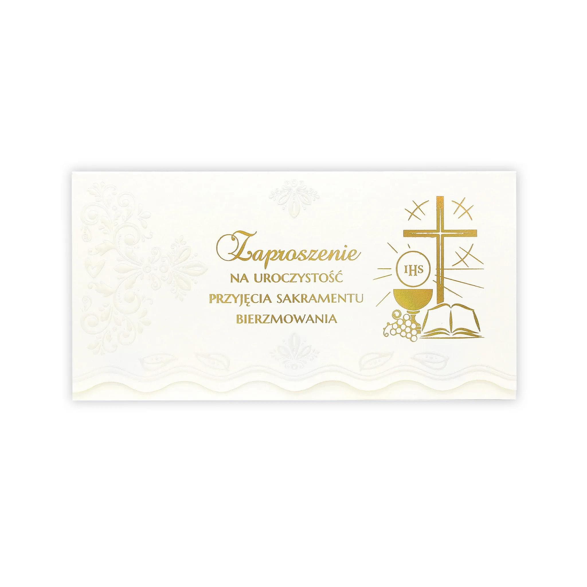 Zaproszenie DL LUX Bierzmowanie - 2
