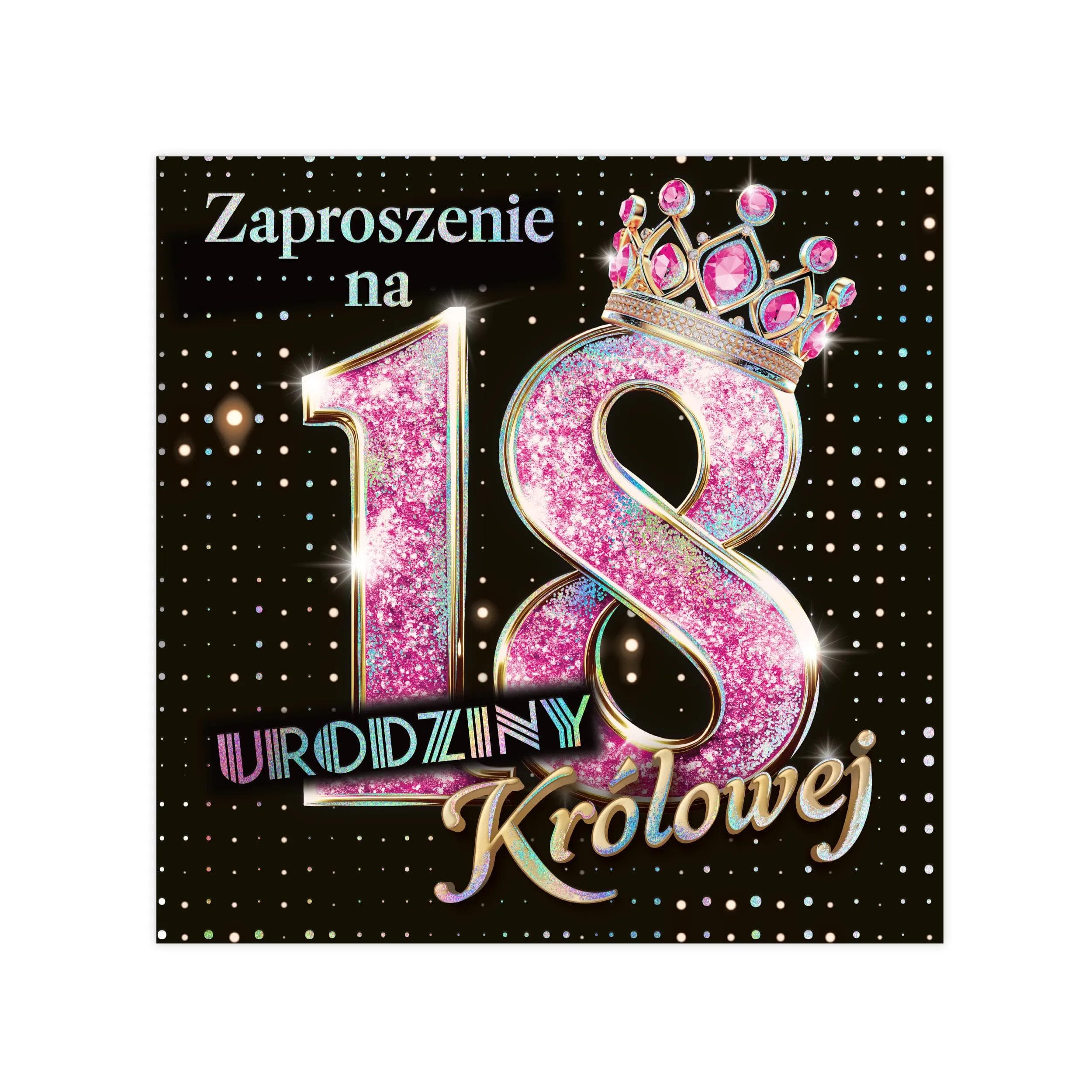 Zaproszenia KW LUX 18 Urodziny - 11