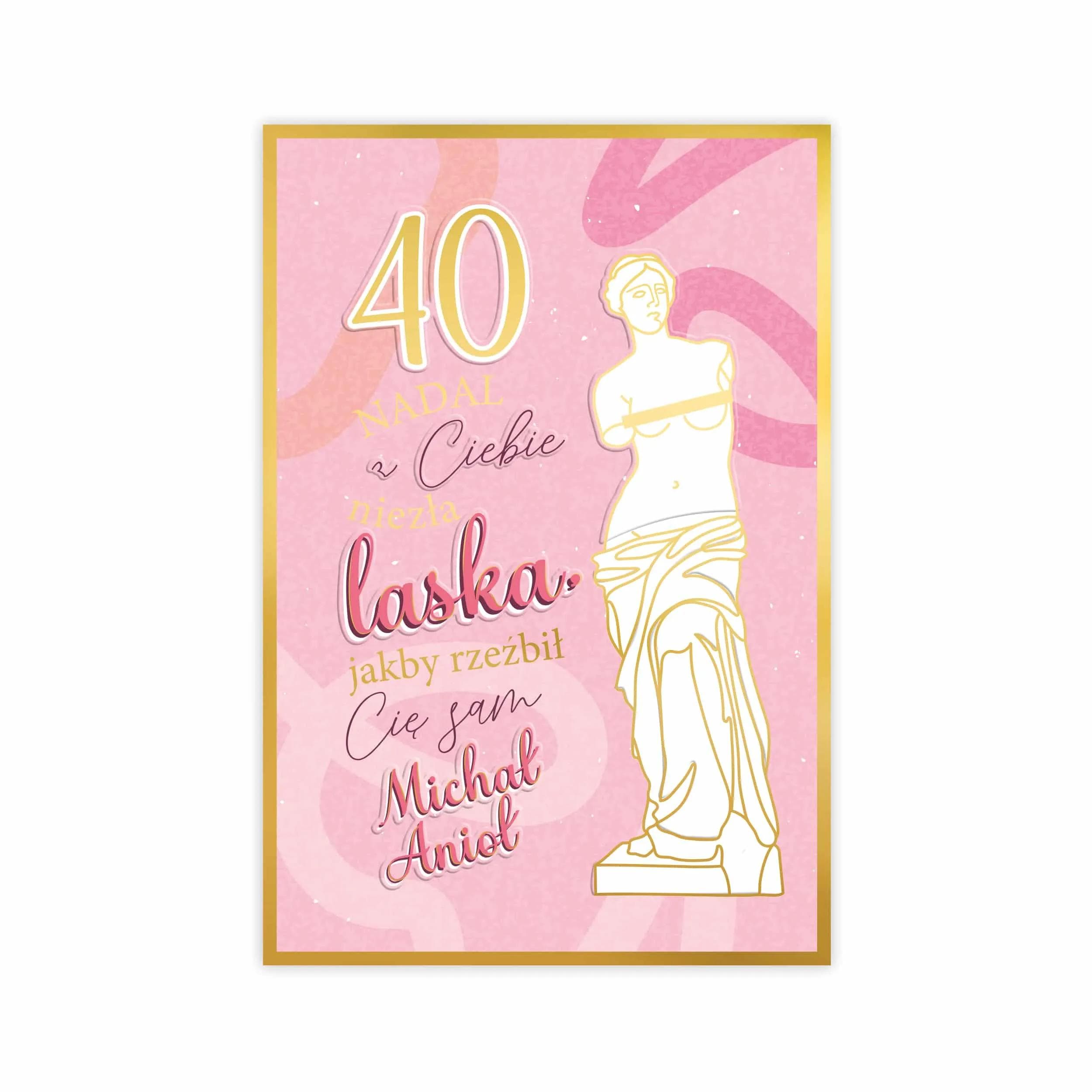 B6 Kartka na 40 Urodziny - 25