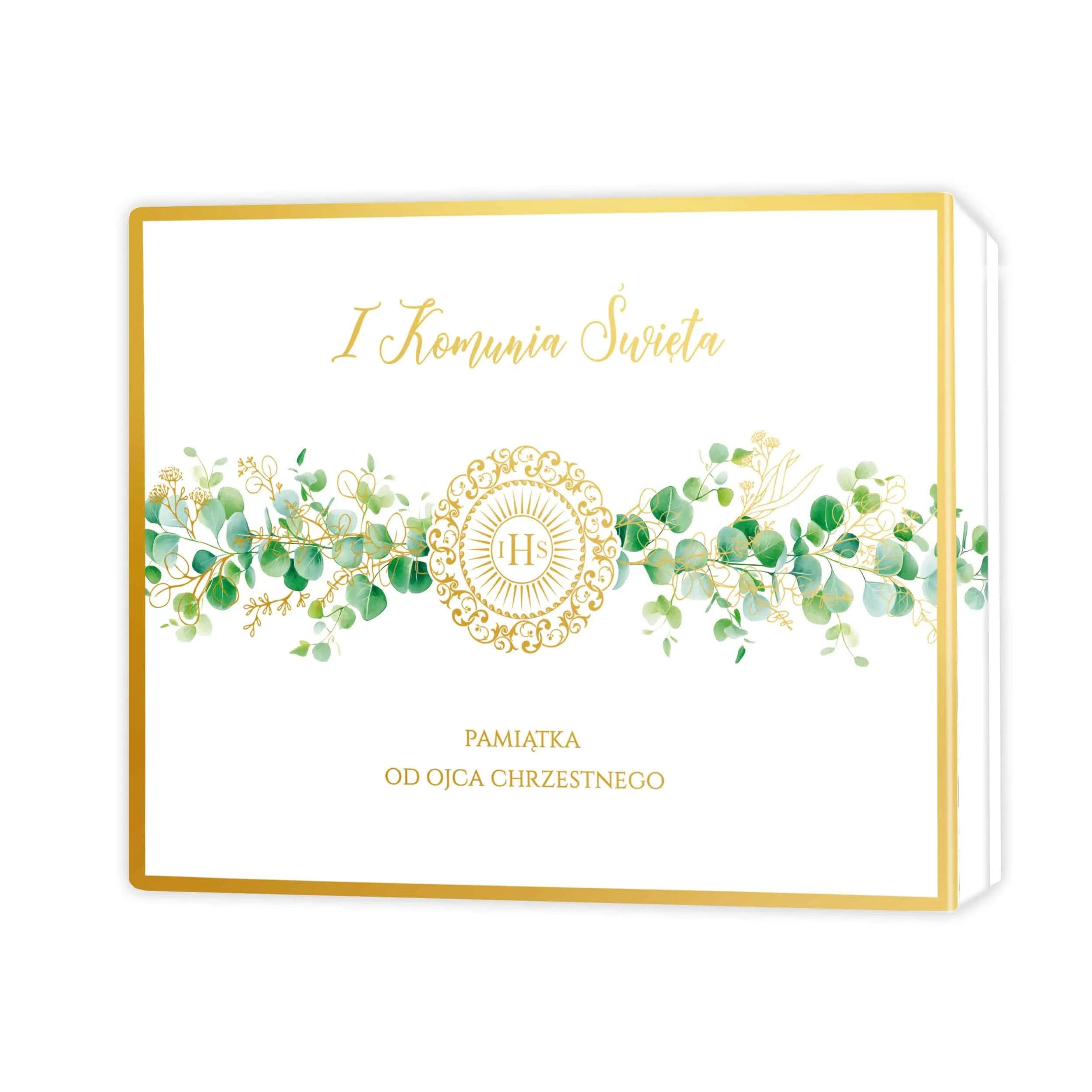 Pudełko prezentowe I Komunia Św. - 26 od Ojca Chrzestnego