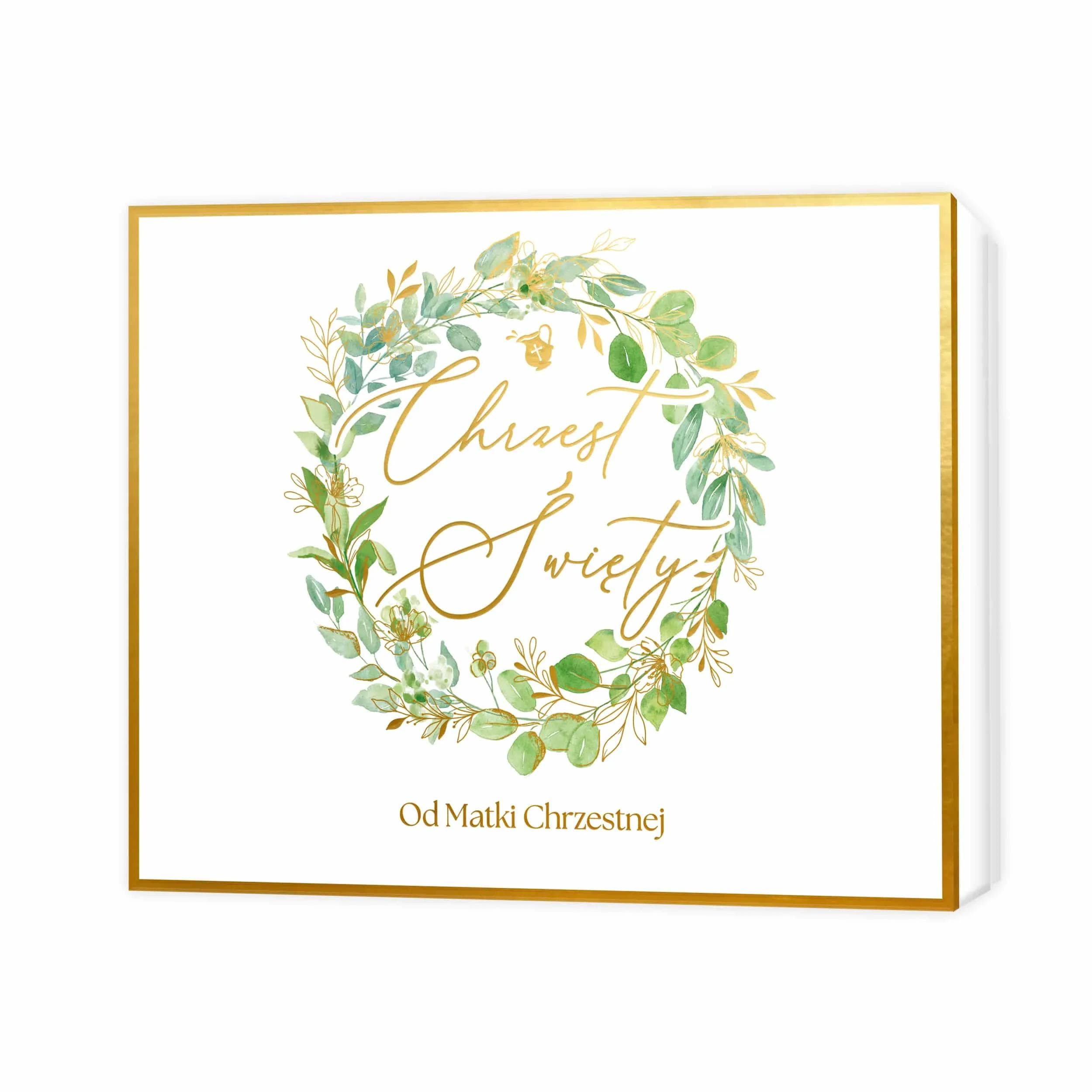 Pudełko prezentowe Chrzest Święty - 40 od Matki Chrzestnej