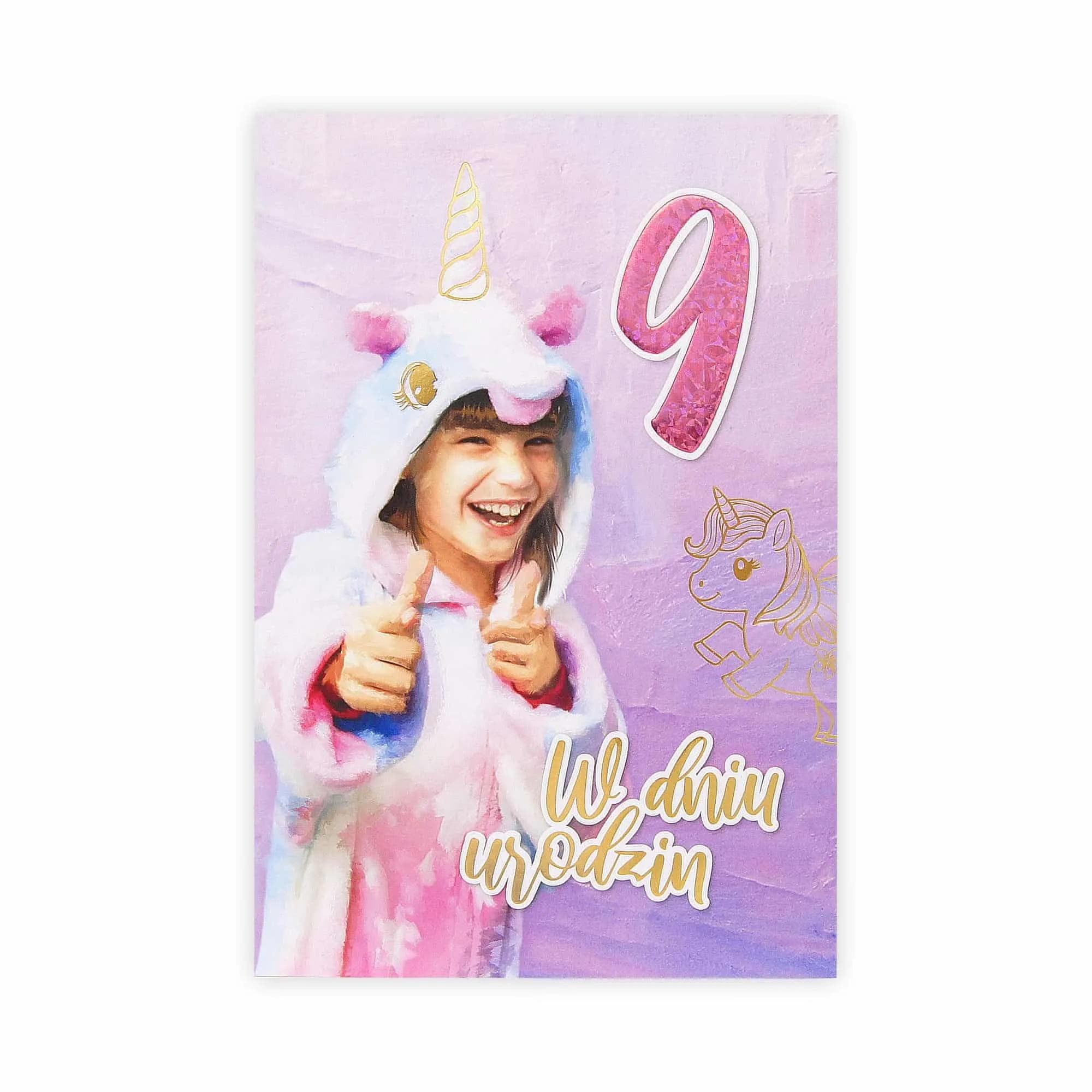 B6 Kartka na 9 Urodziny - 035