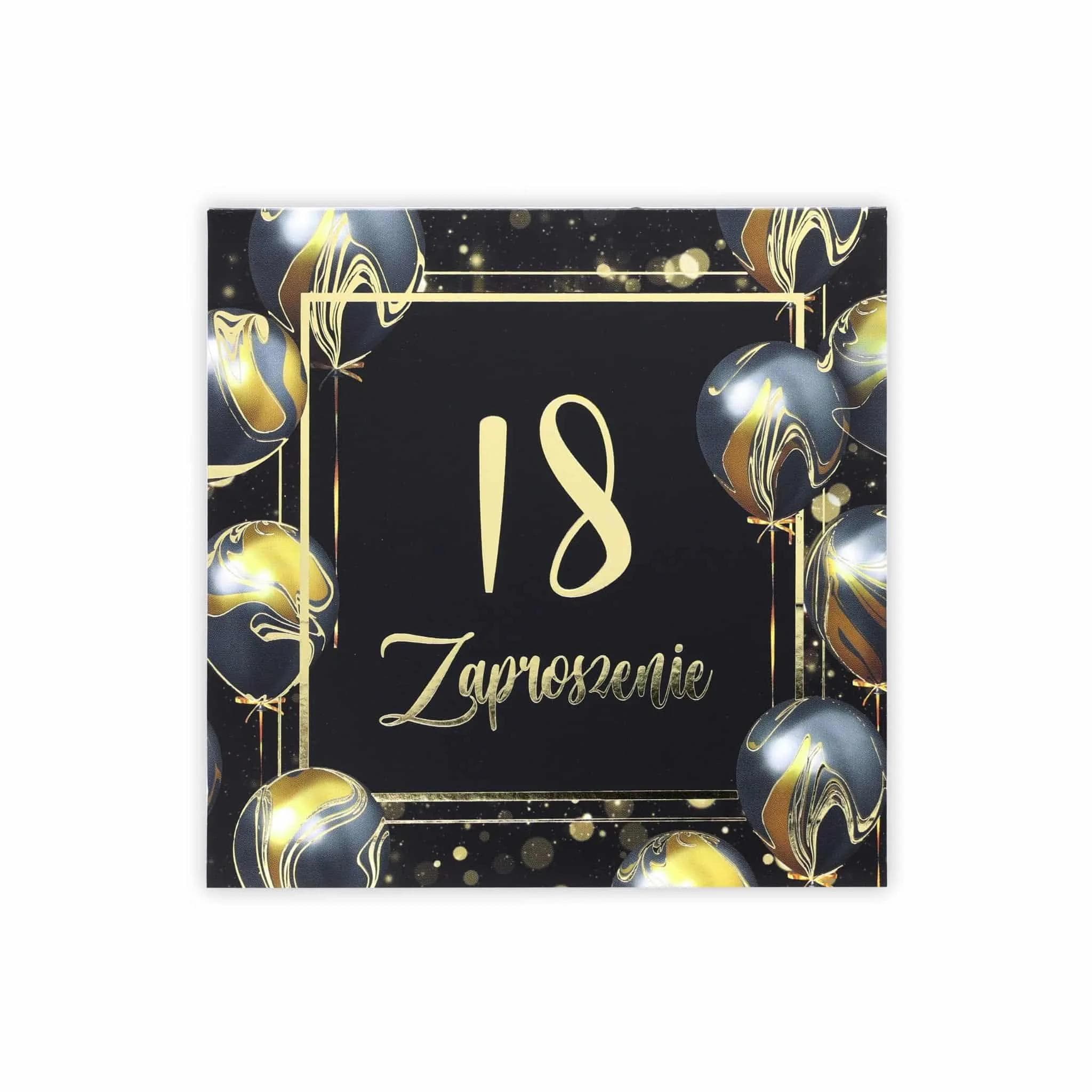 Zaproszenia KW LUX 18 Urodziny - 7