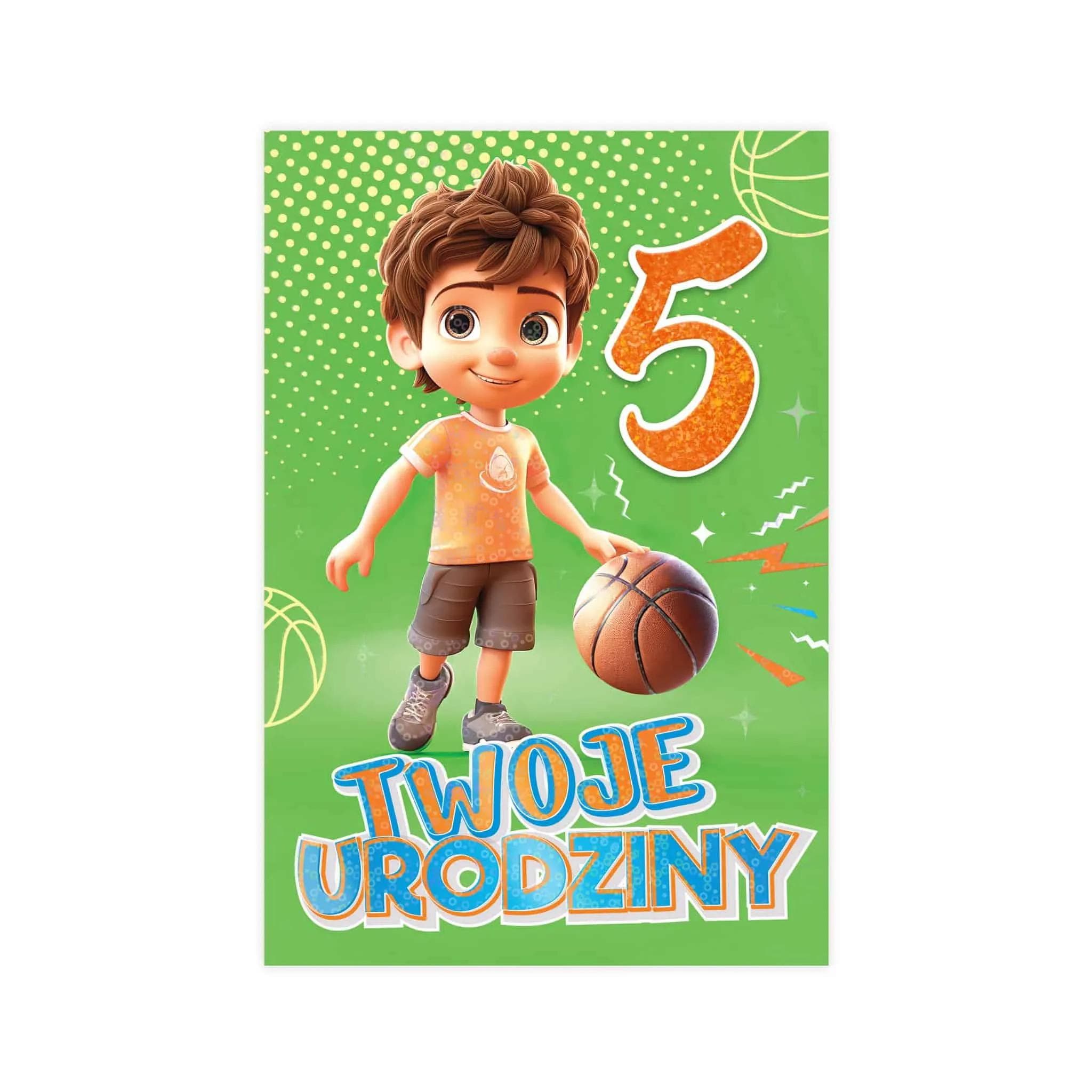 B6 Kartka na 5 Urodziny - 81