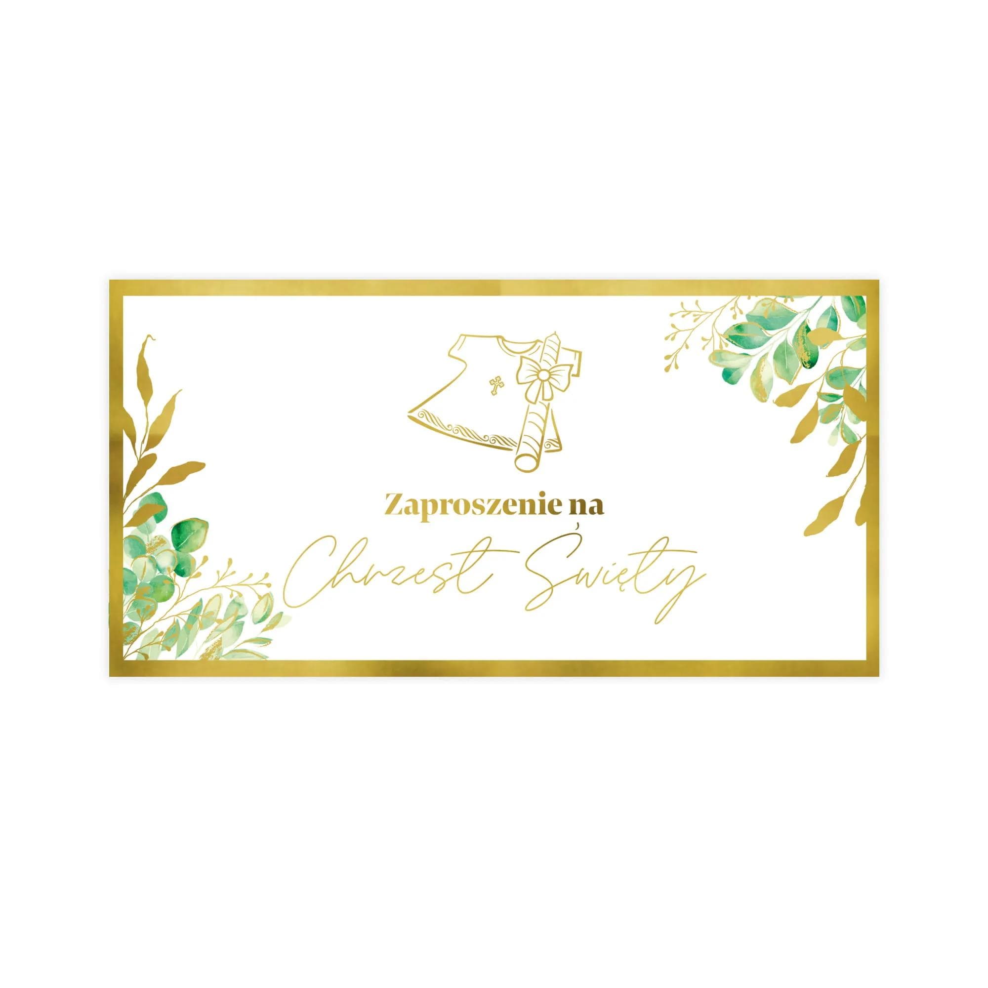 Zaproszenia DL Chrzest - 42