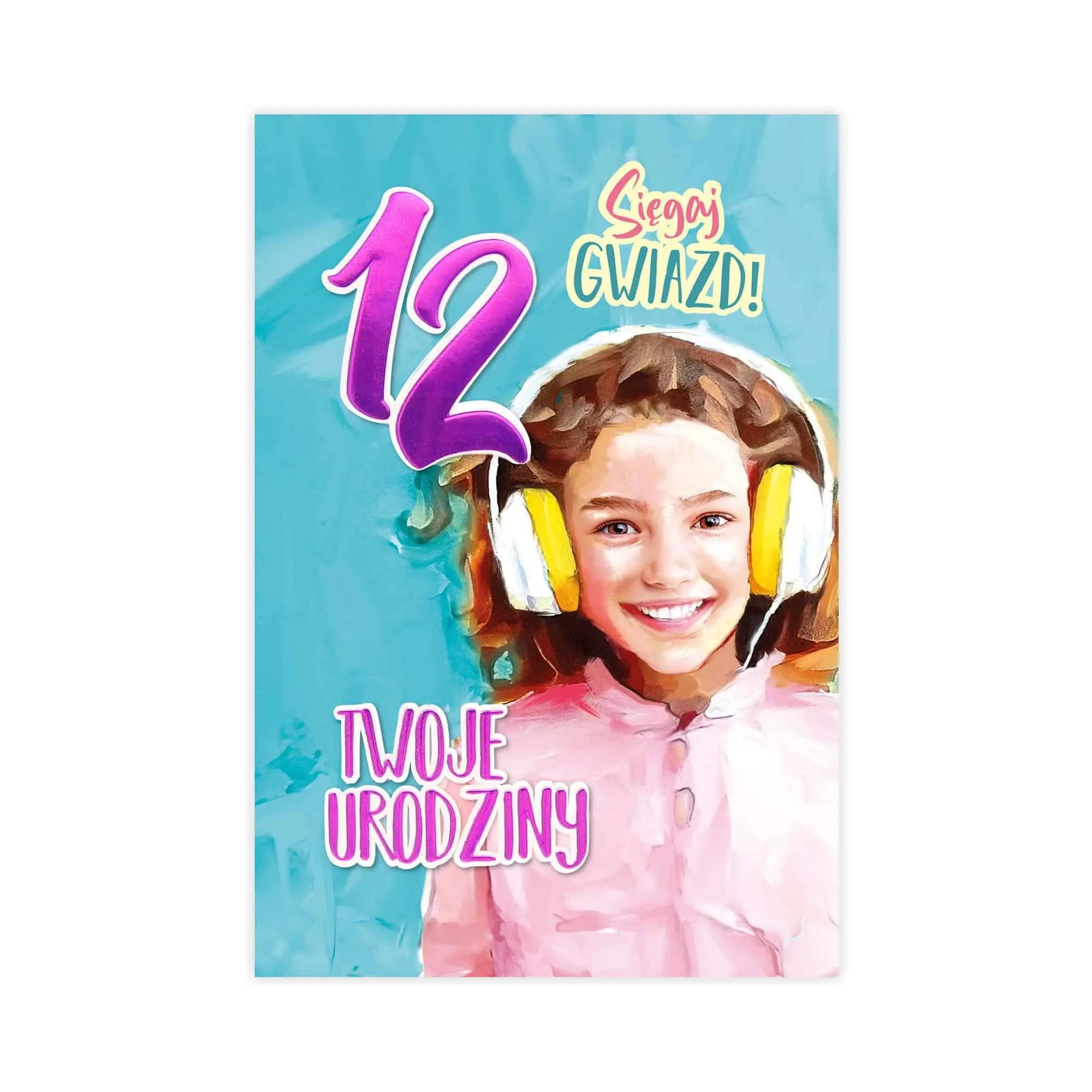 B6 Kartka na 12 Urodziny - 047