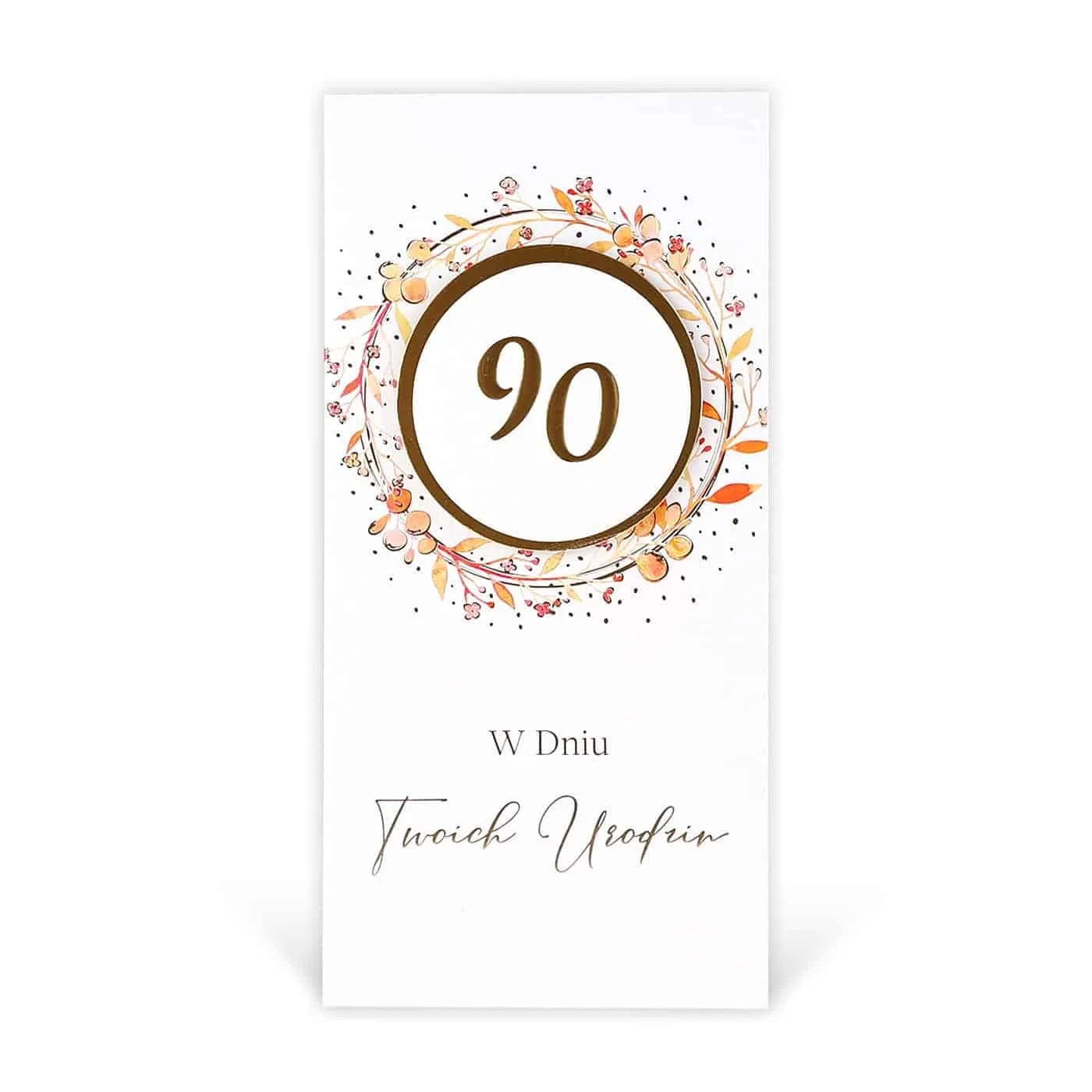 DL Kartka na 90 Urodziny - 024