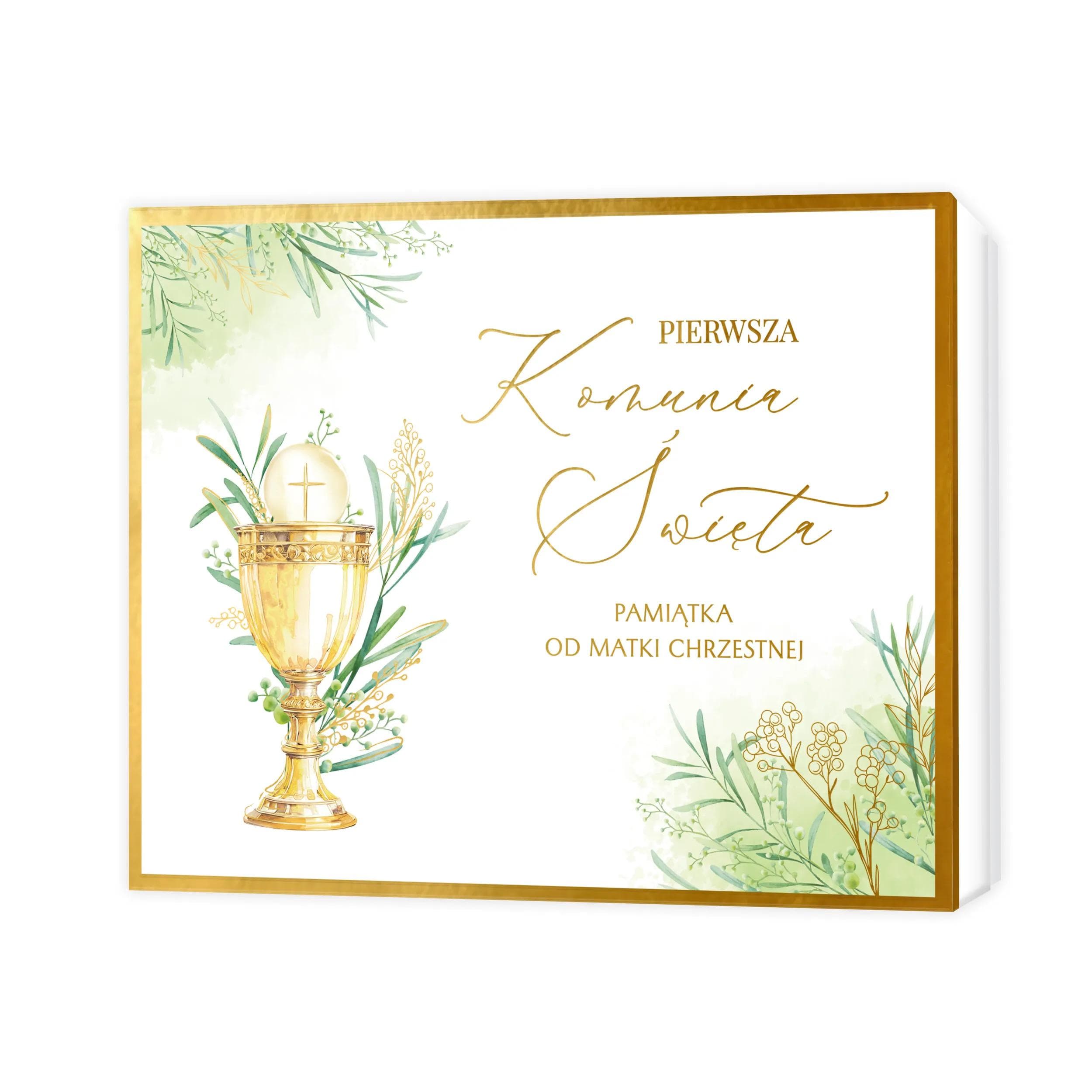 Pudełko prezentowe I Komunia Św. - 51 od Matki Chrzestnej
