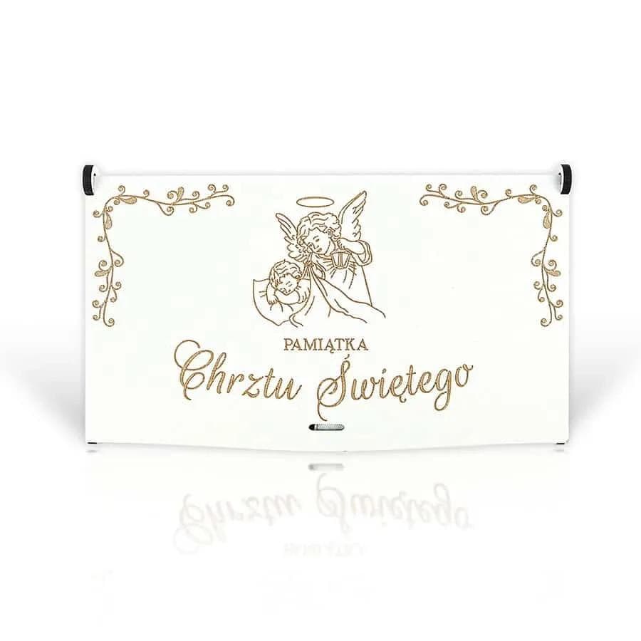 Pudełko mini drewno Chrzest - 16