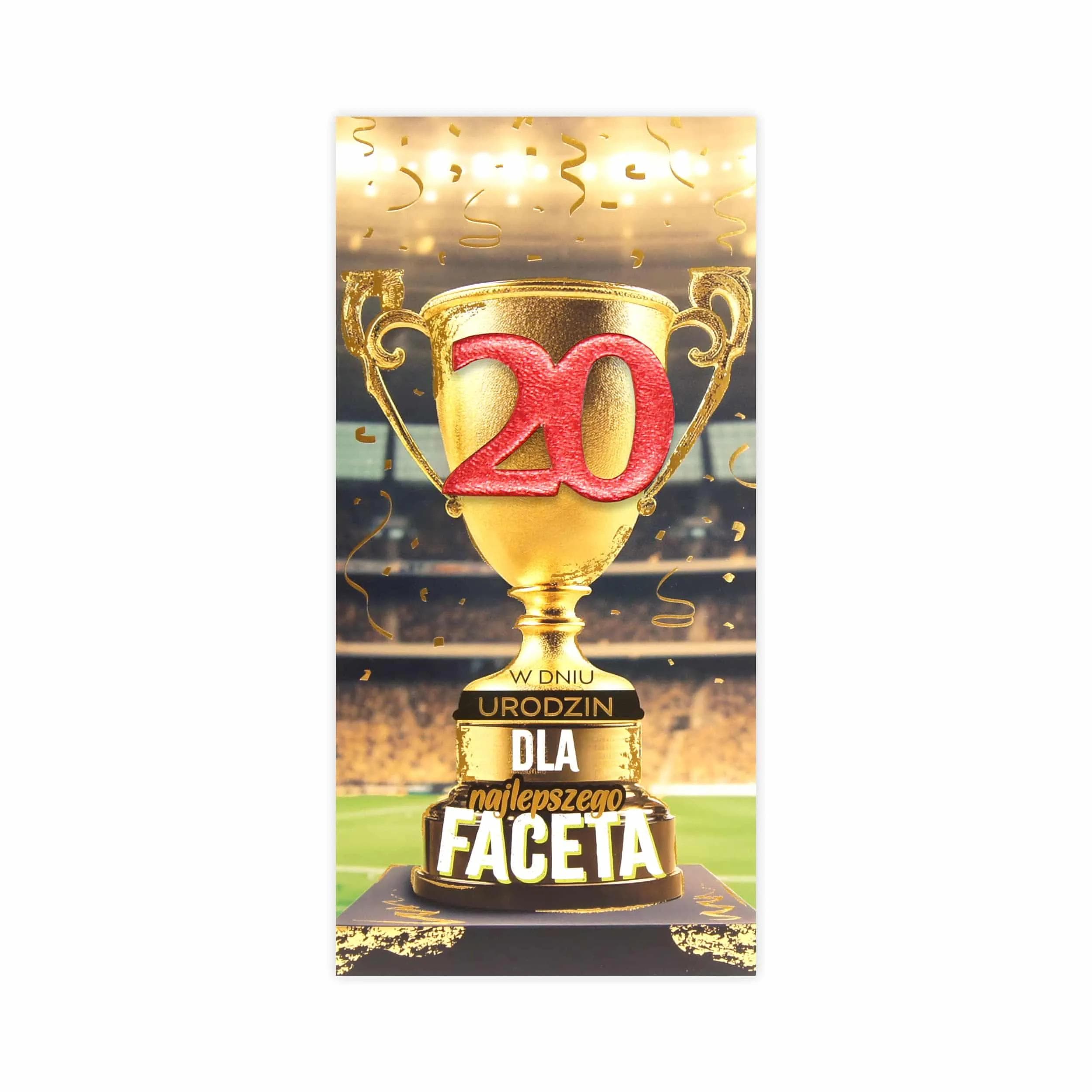 DL Kartka na 20 Urodziny - 38/20