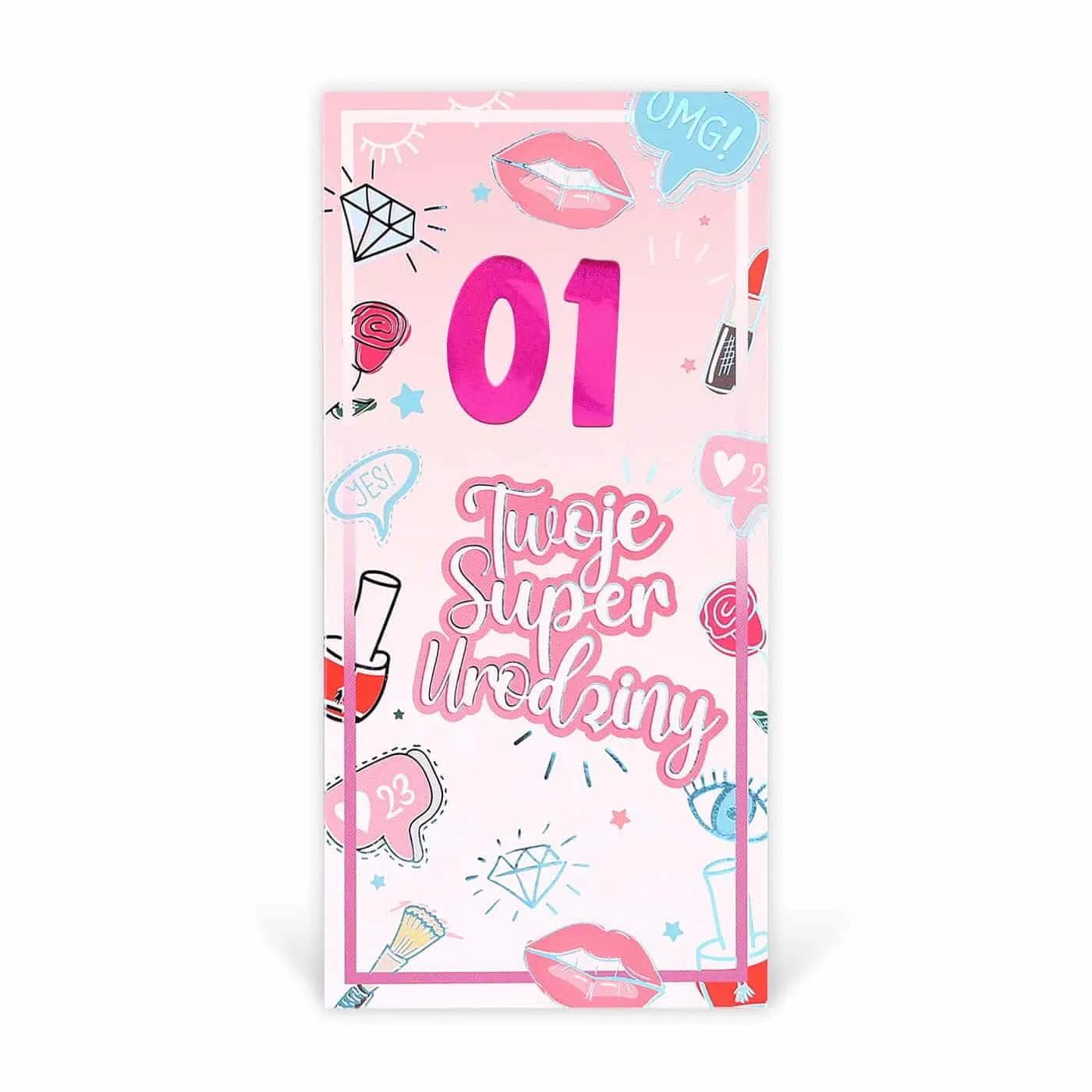 DL Urodziny z wymienną cyfrą– 015