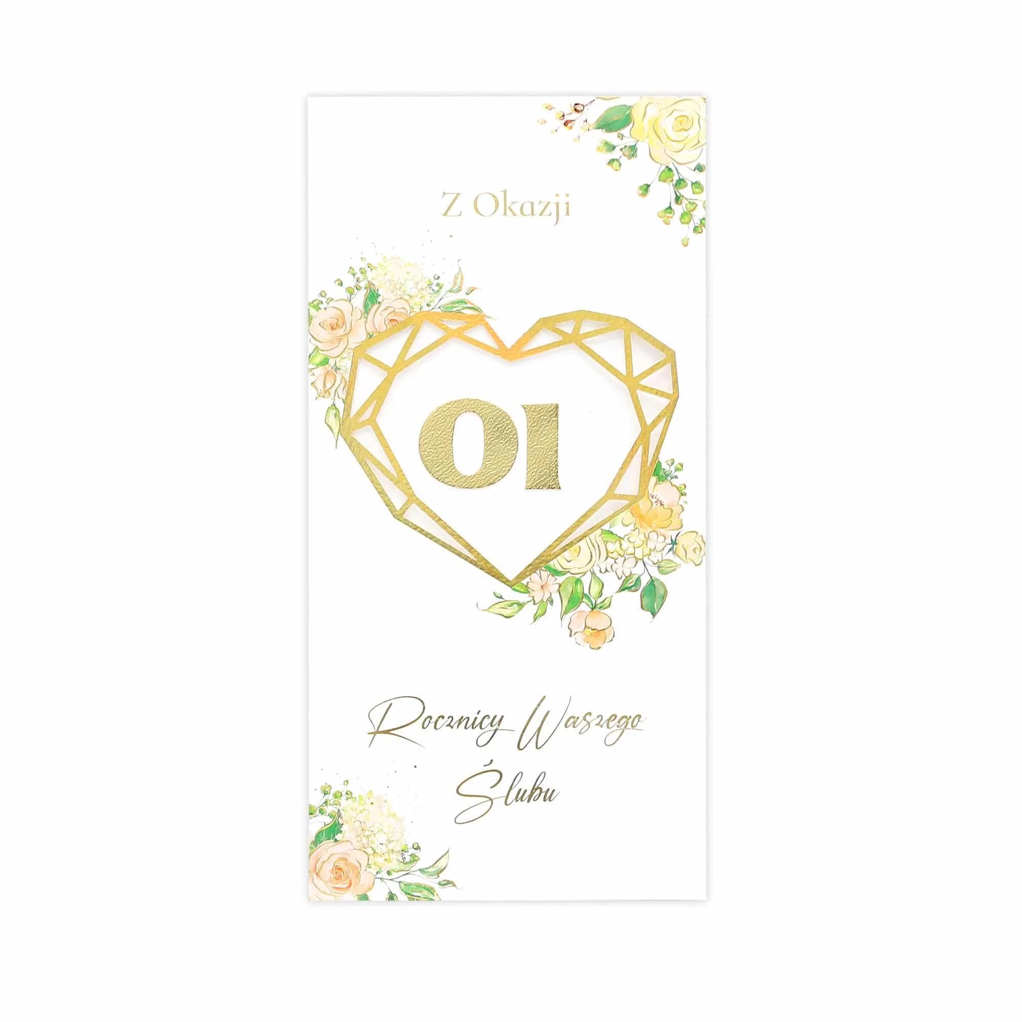DL LUX Rocznica Ślubu z wymienną cyfrą - 4