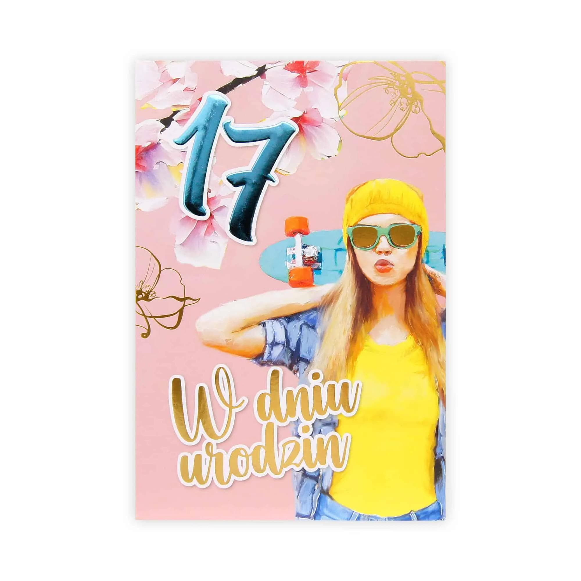 B6 Kartka na 17 Urodziny - 067