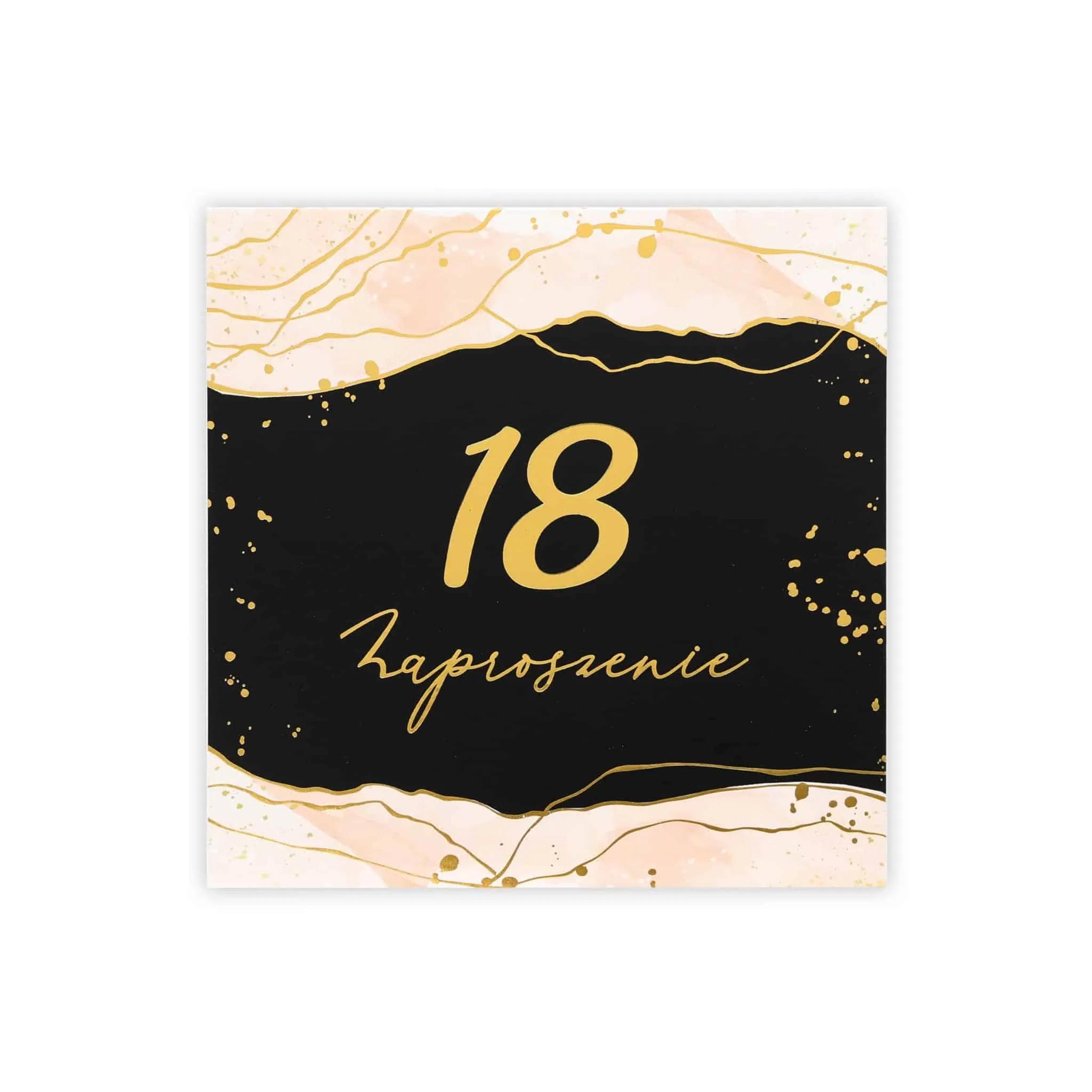 Zaproszenia KW LUX 18 Urodziny - 5