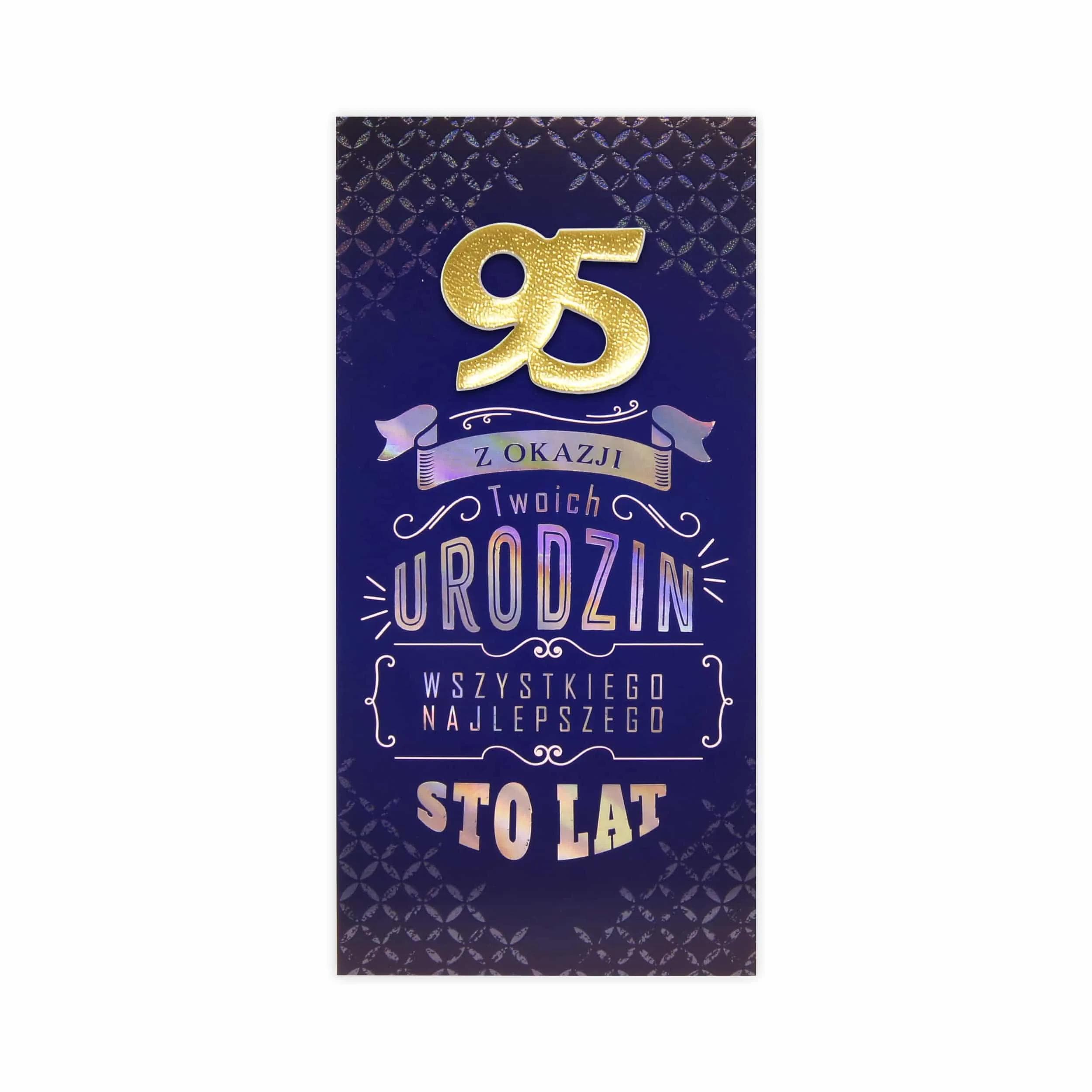 DL Kartka na 95 Urodziny - 46/95