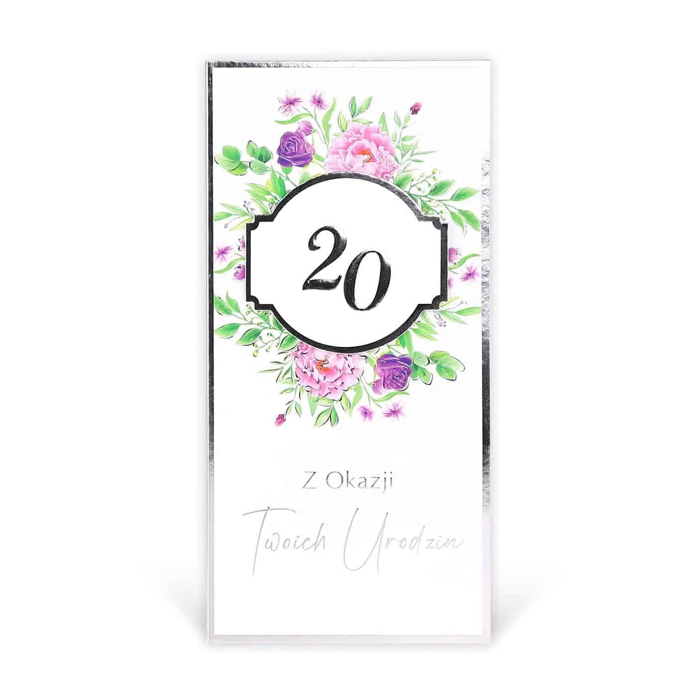 DL Kartka na 20 Urodziny - 002