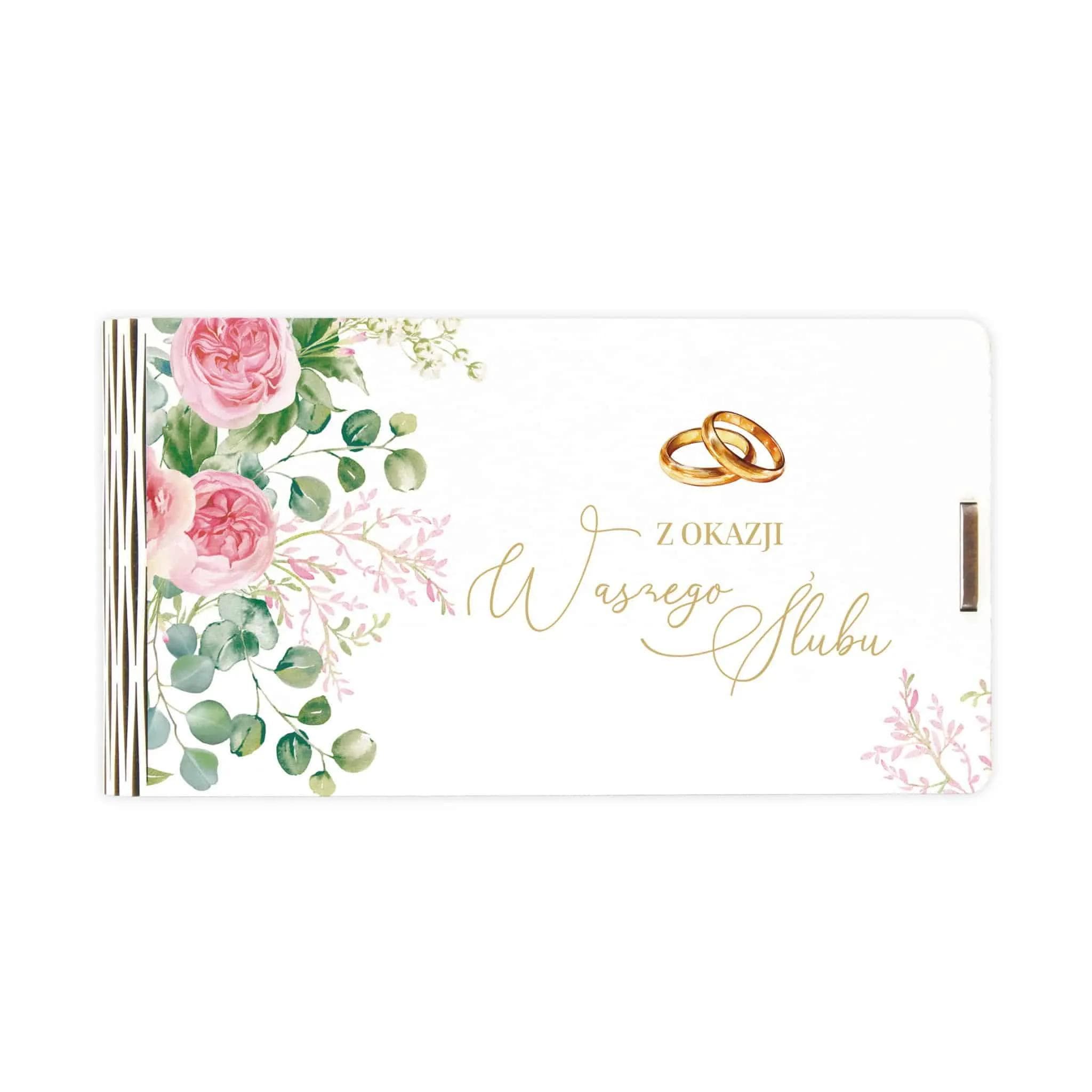 Pudełko mini drewno Ślub - 17