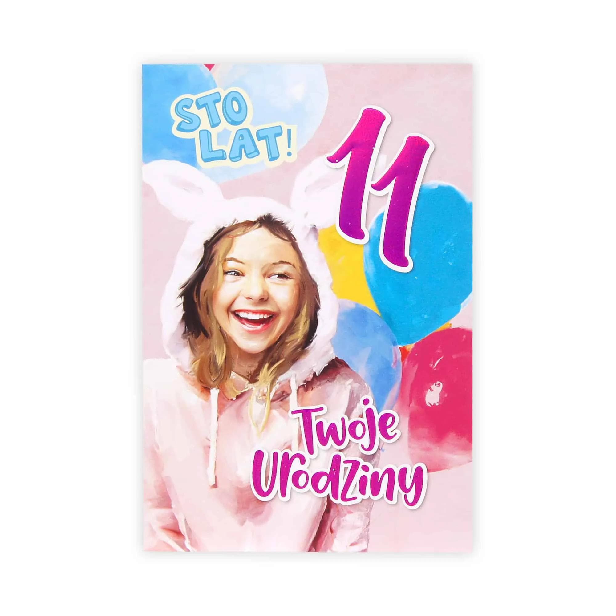 B6 Kartka na 11 Urodziny - 044