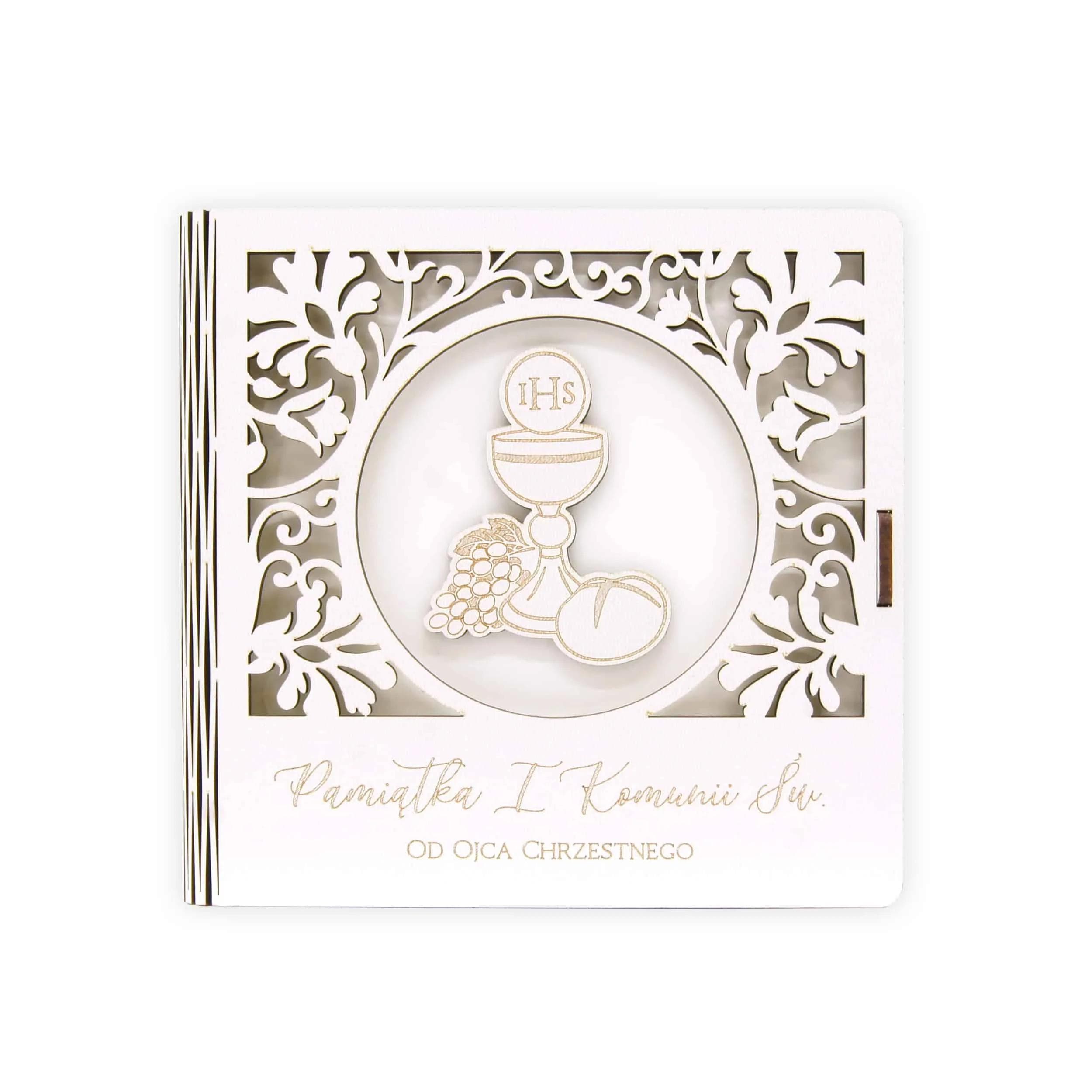 Album KW DG książeczka Komunia - 11 od Ojca Chrzestnego