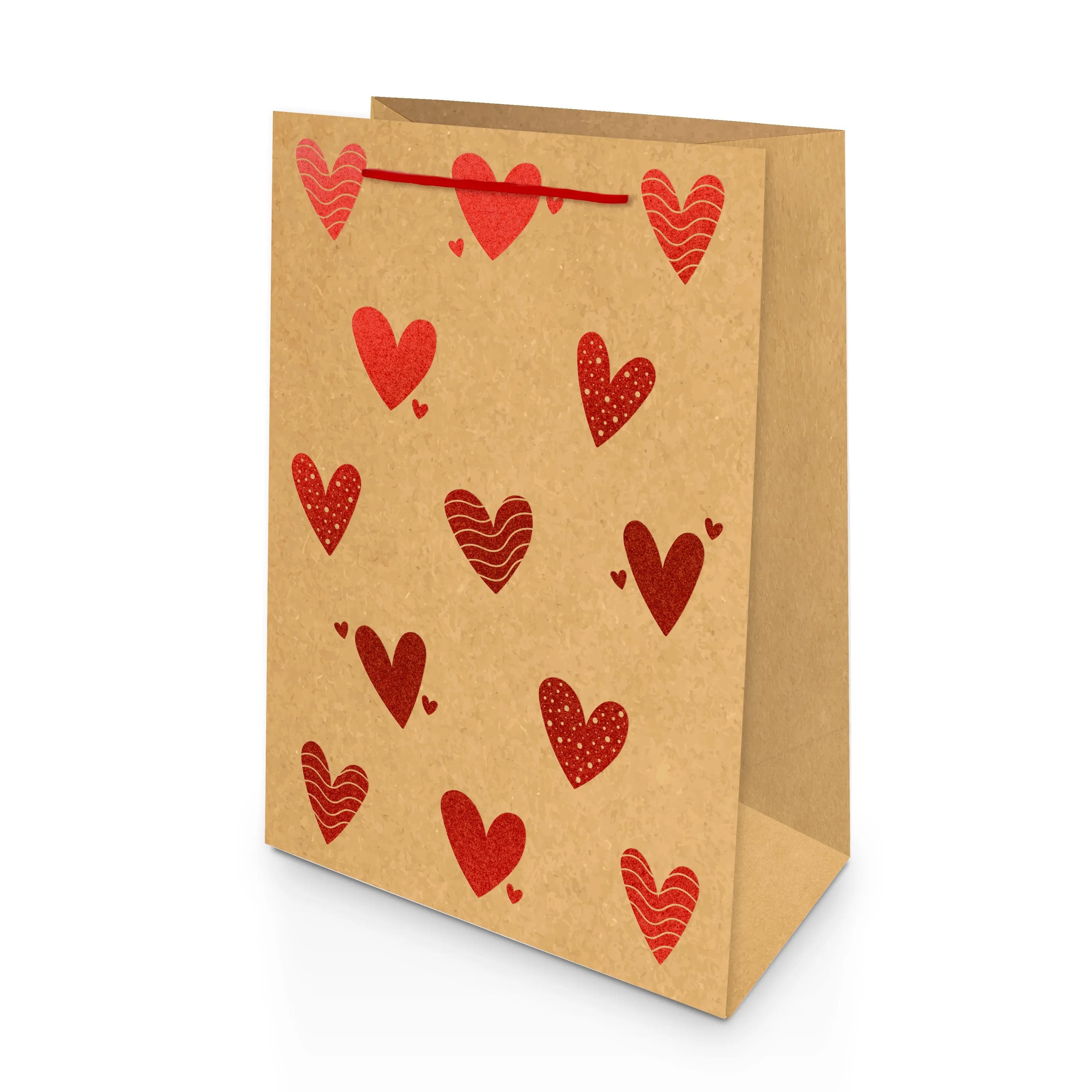 Torba prezentowa A4 Serca 10 szt.