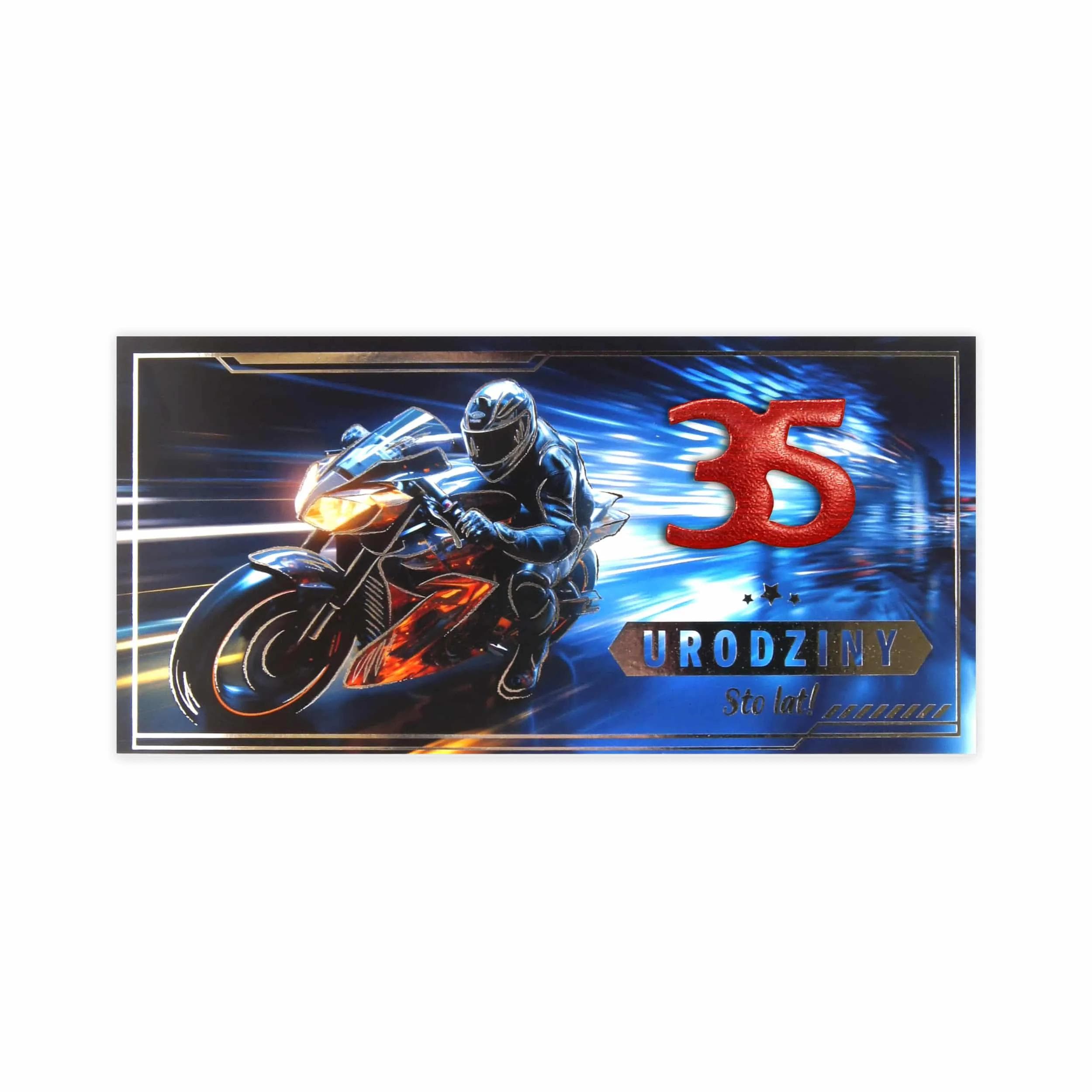 DL Kartka na 35 Urodziny - 43/35