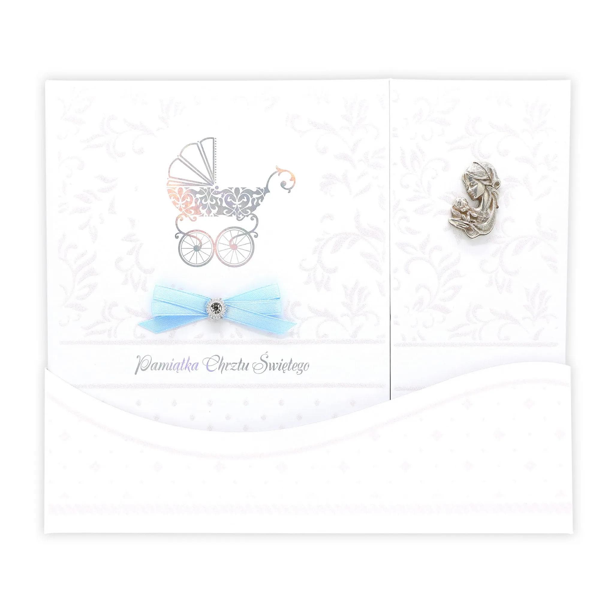Album A4 książeczka Chrzest - 12 Niebieski
