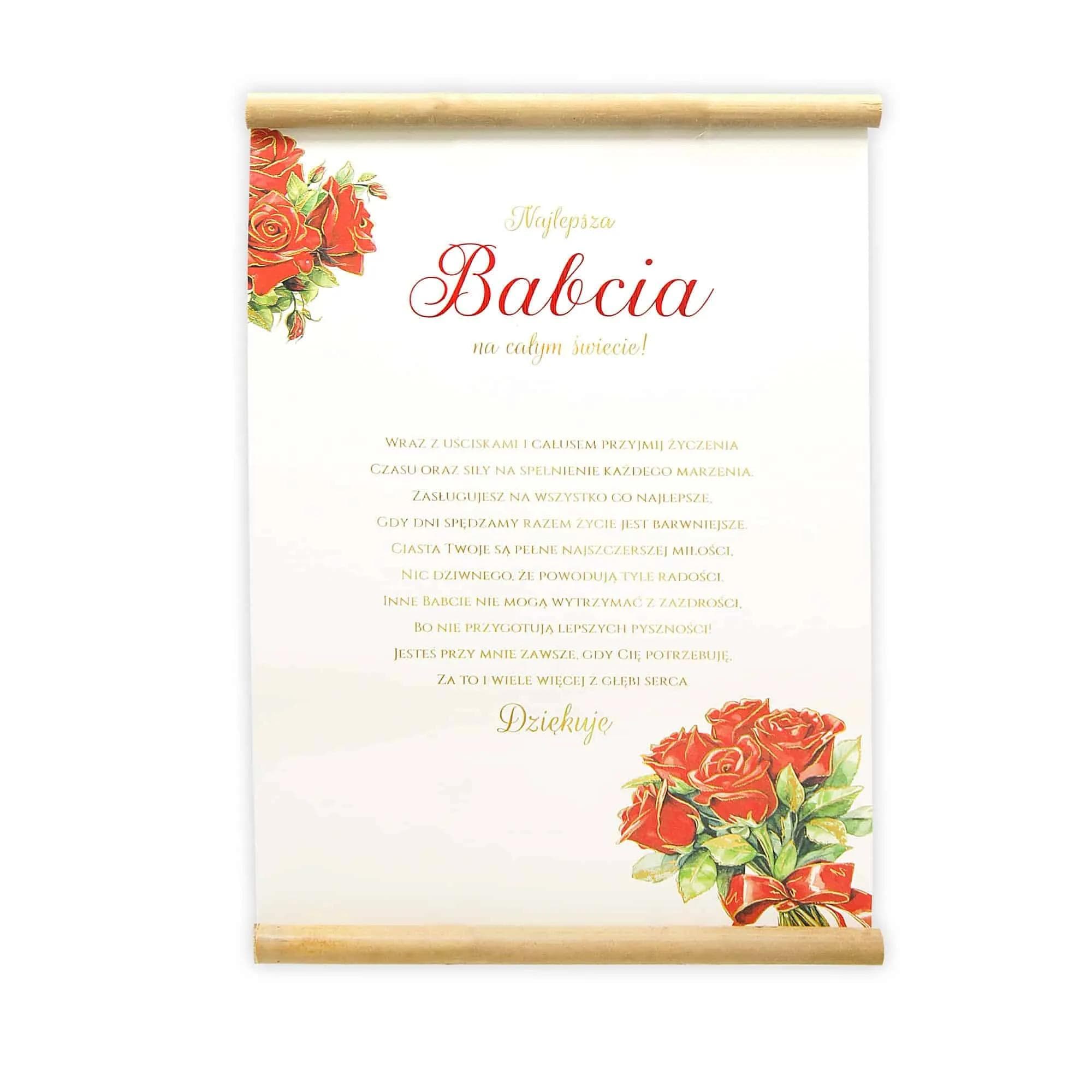 Dyplom z bambusem Dla Babci - 3