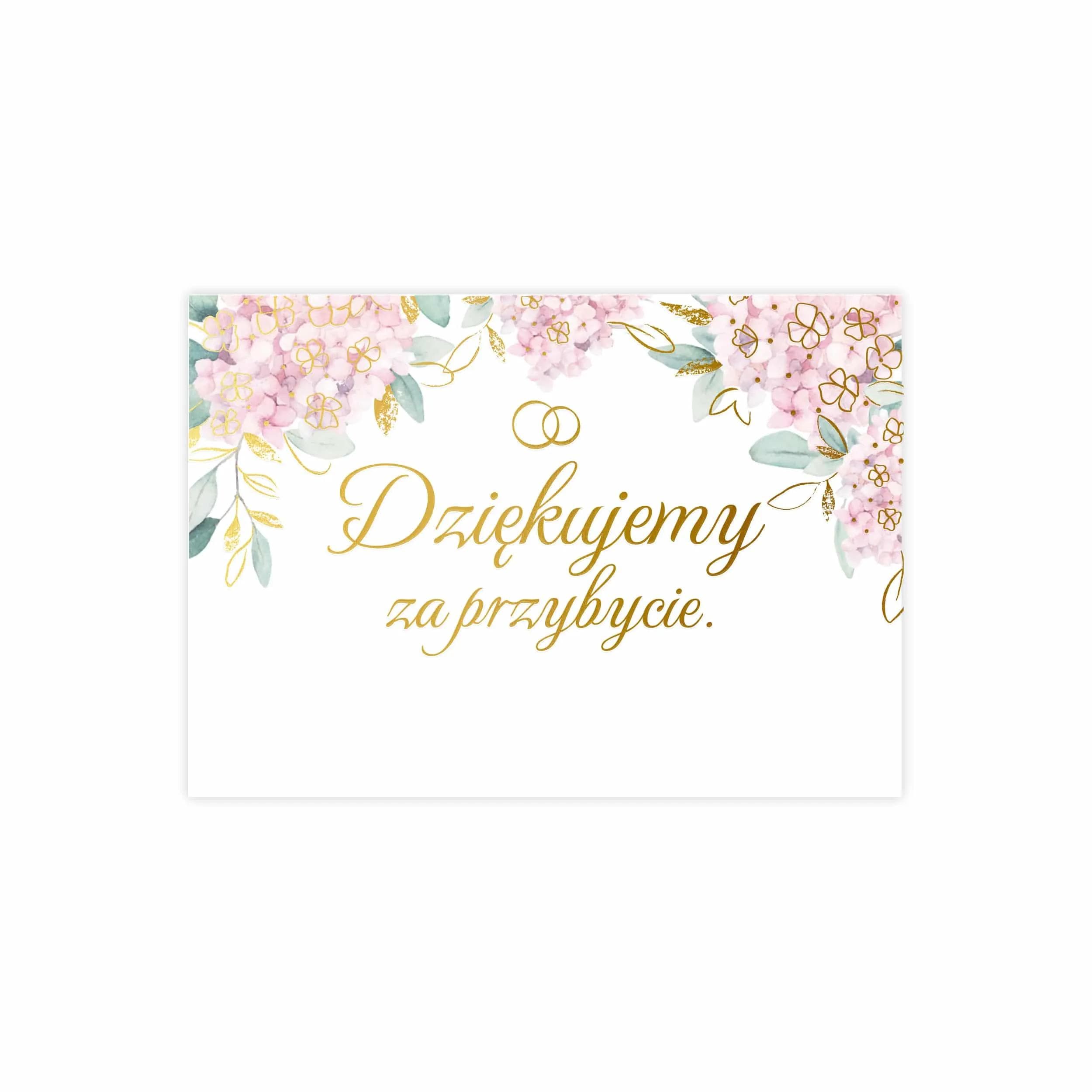 Winietka podziękowanie dla gości - 19