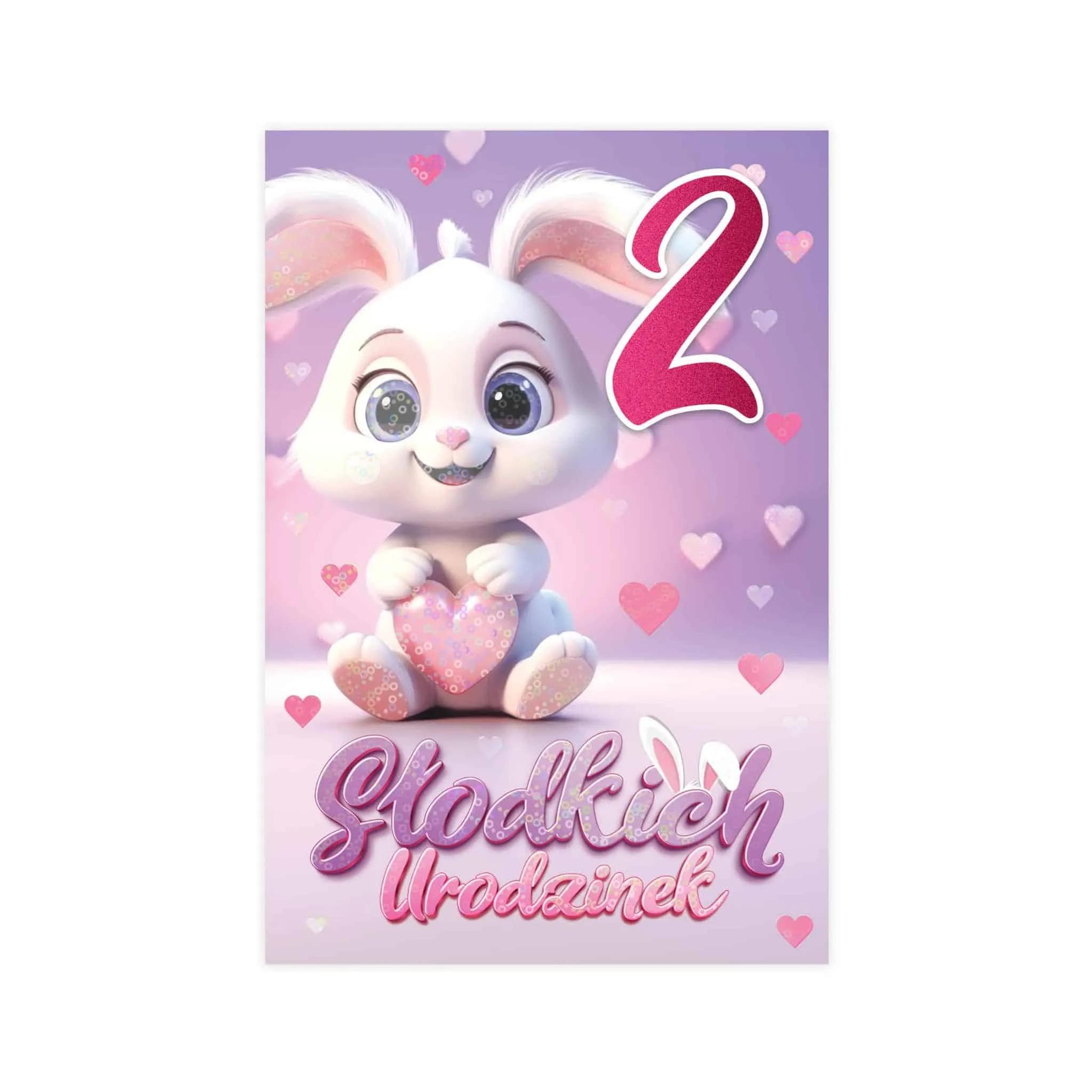 B6 Kartka na 2 Urodziny - 72