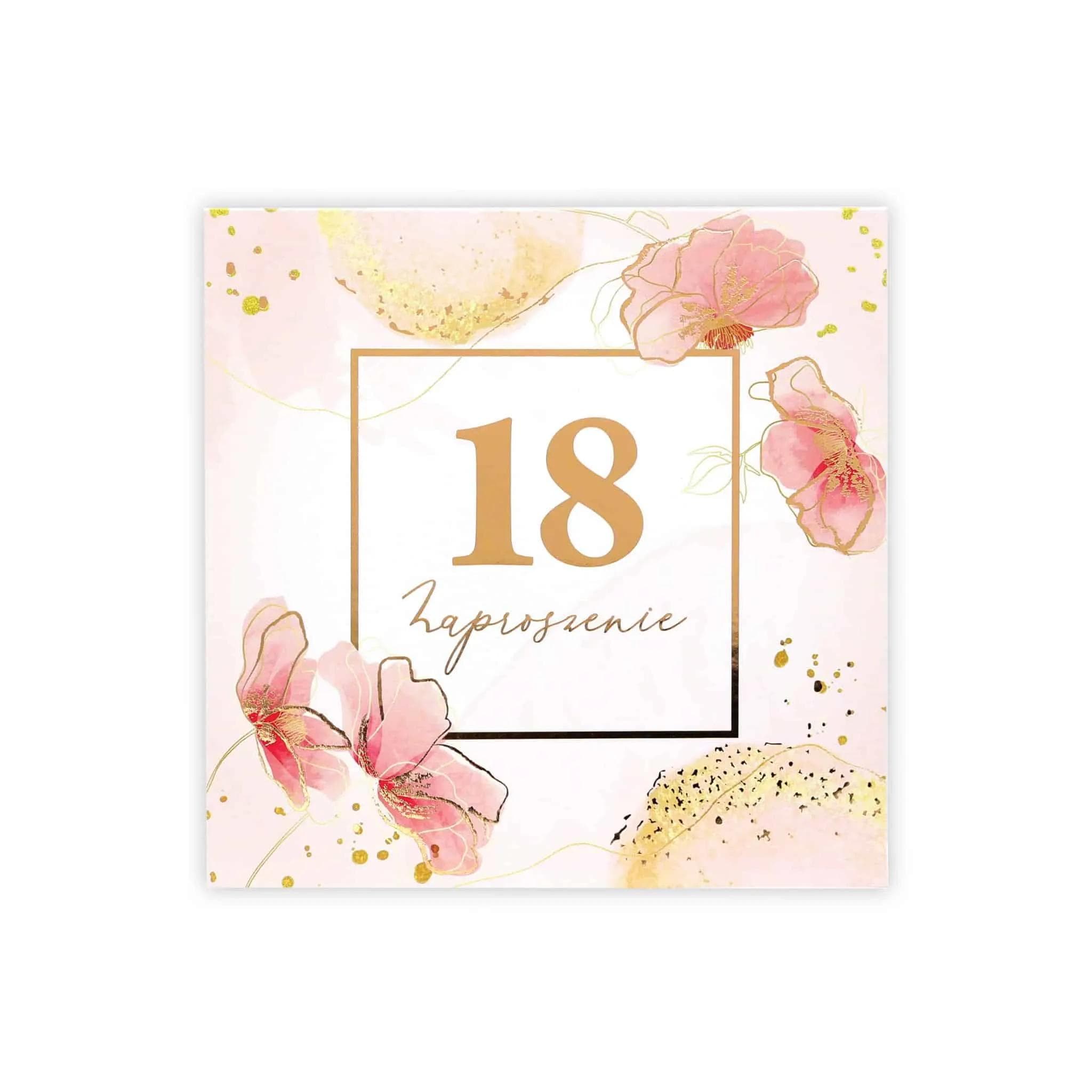 Zaproszenia KW LUX 18 Urodziny - 4