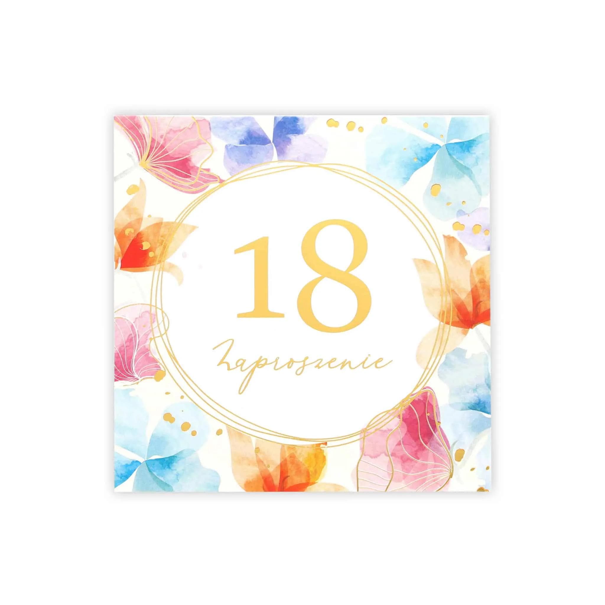 Zaproszenia KW LUX 18 Urodziny - 9