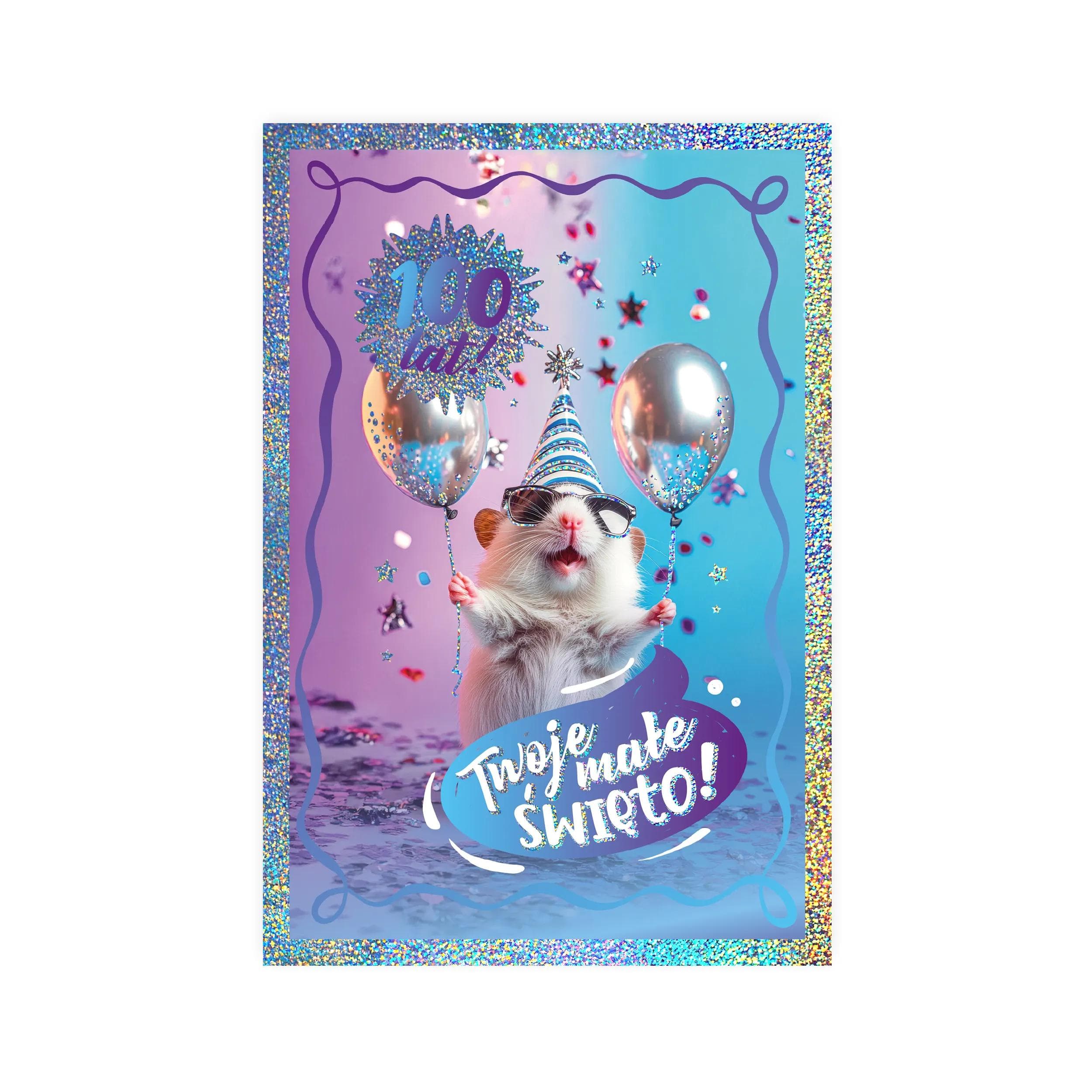 Karnet B6 Urodziny z chomikiem - 44