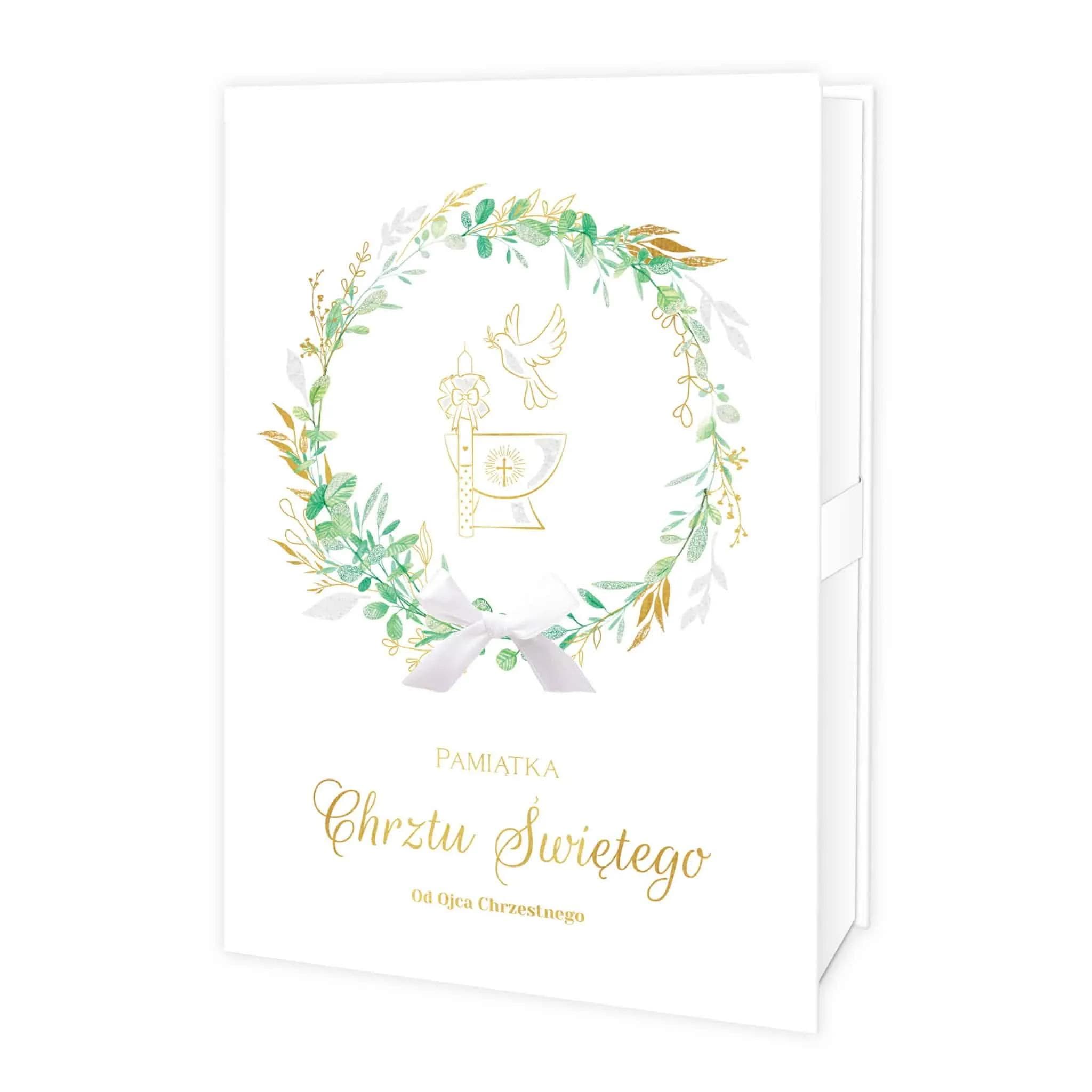 Książeczka w pudełku Chrzest - 5 Od Ojca Chrzestnego