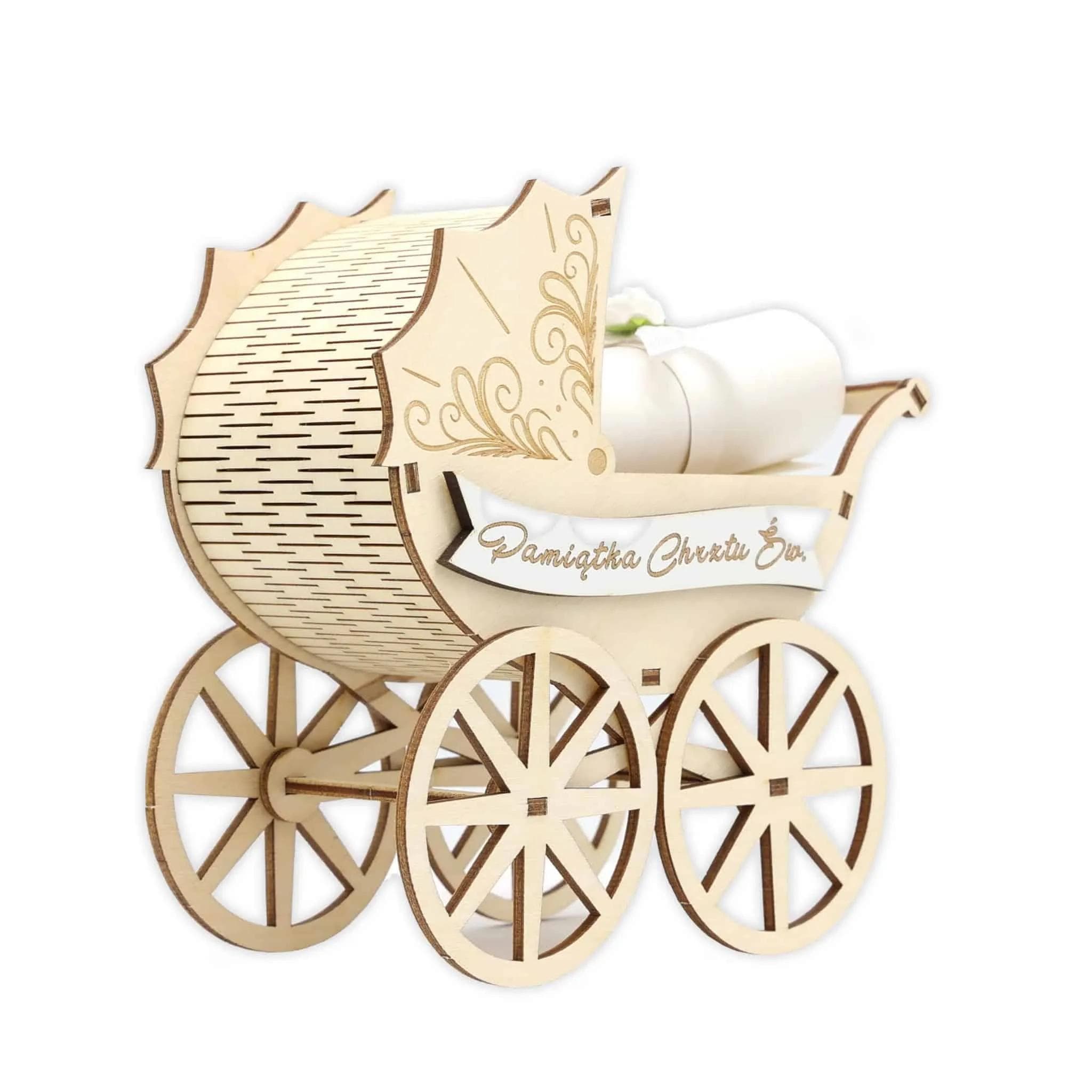 Dekoracja S Chrzest - 6 Wózek