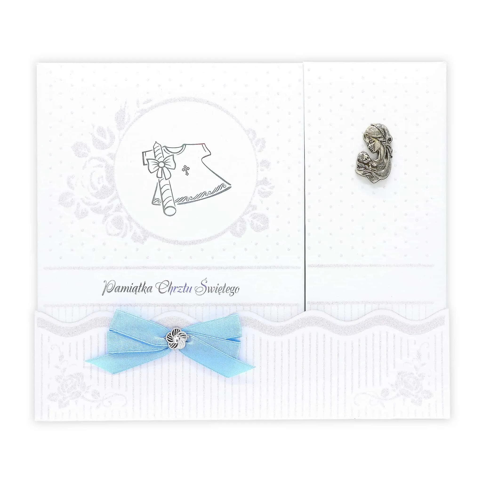 Album A4 książeczka Chrzest - 17 Niebieski