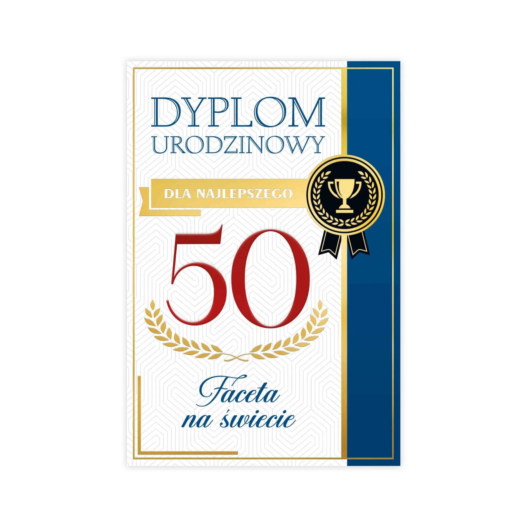 B6 Dyplom na 50 Urodziny - 6