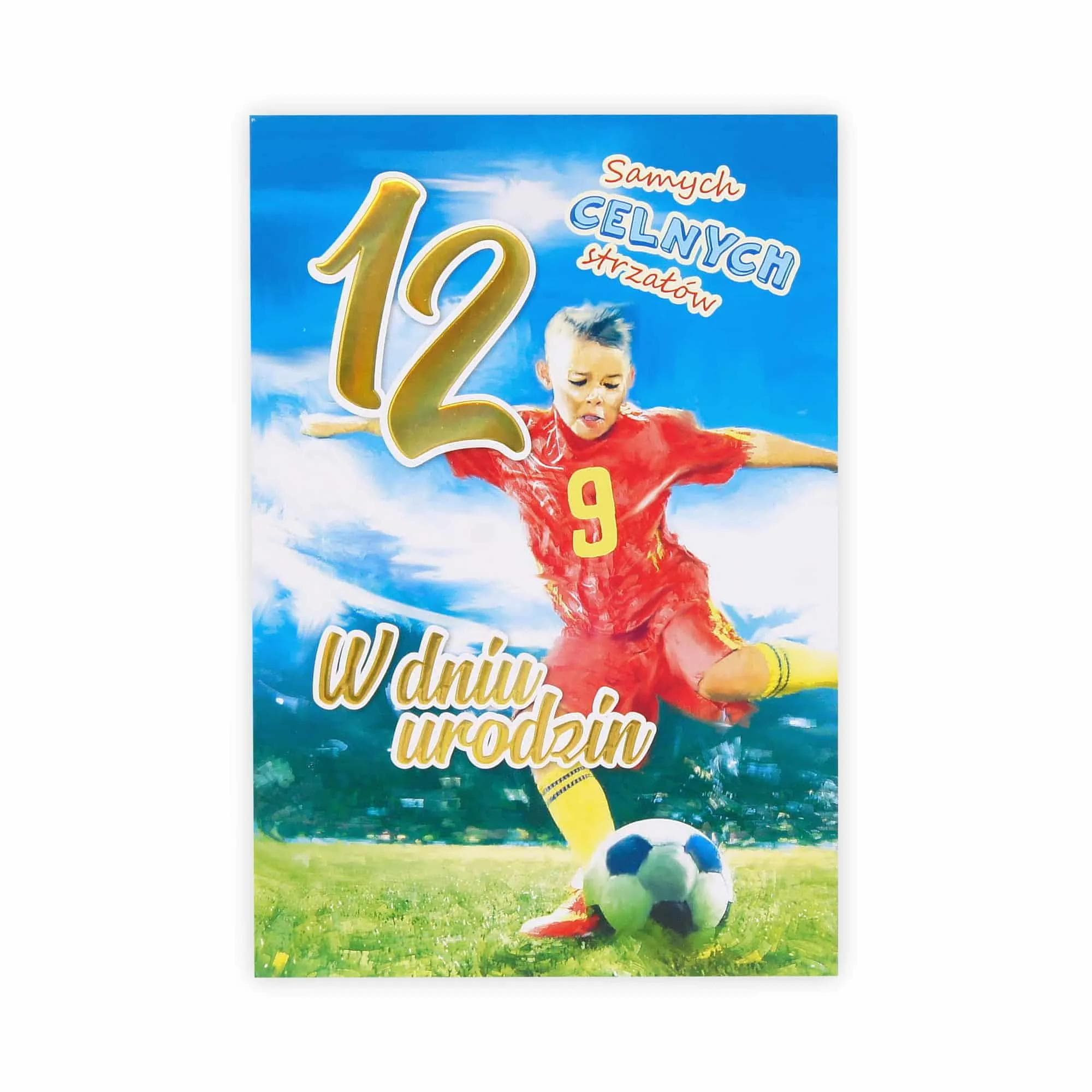 B6 Kartka na 12 Urodziny - 046