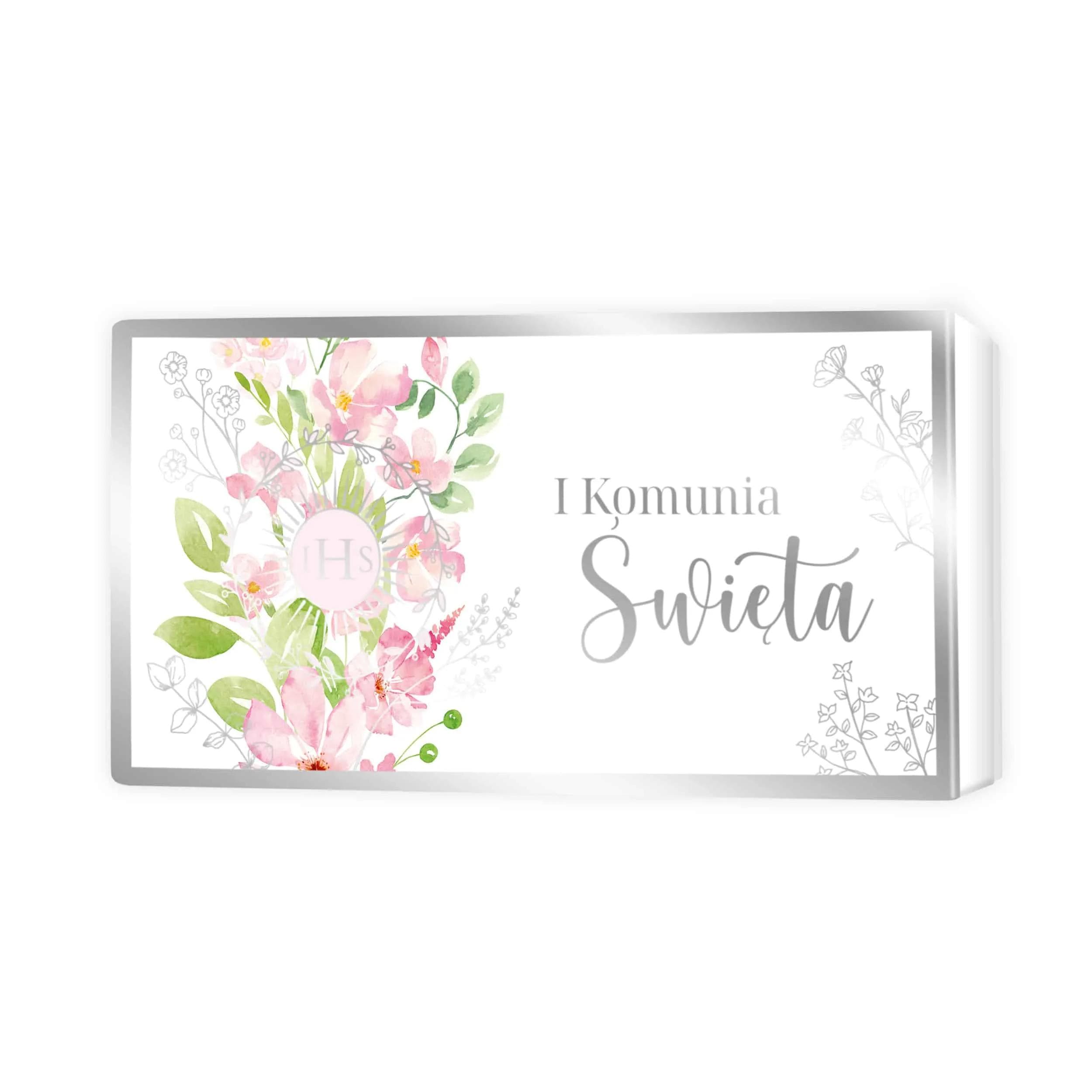 Pudełko mini papierowe Komunia - 5