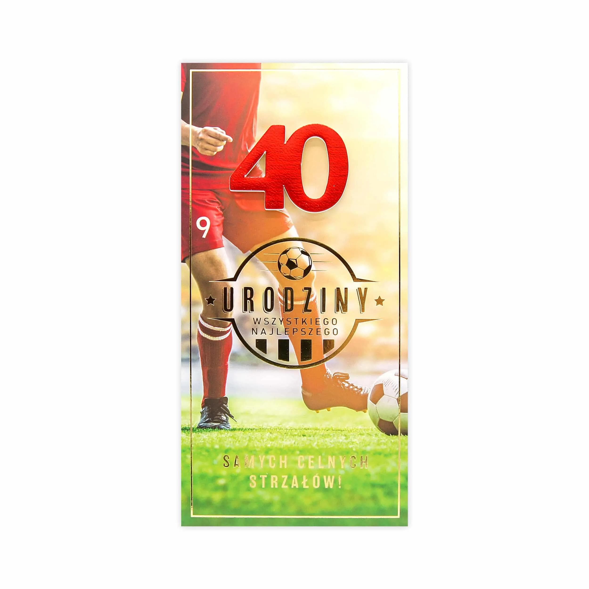 DL Kartka na 40 Urodziny - 44/40