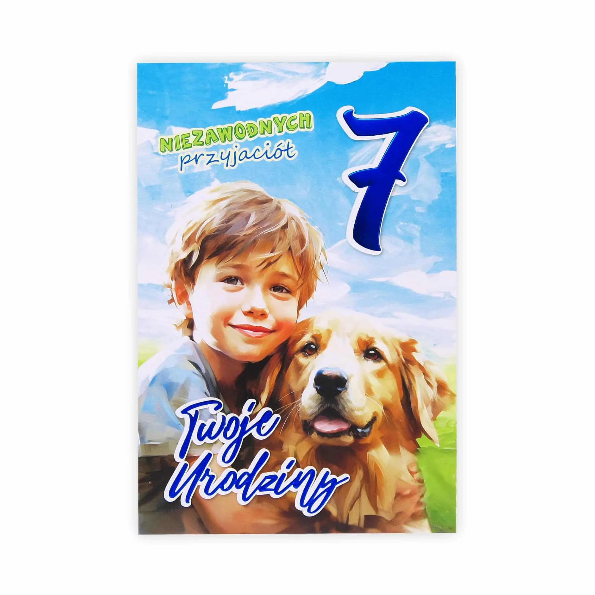 B6 Kartka na 7 Urodziny - 026