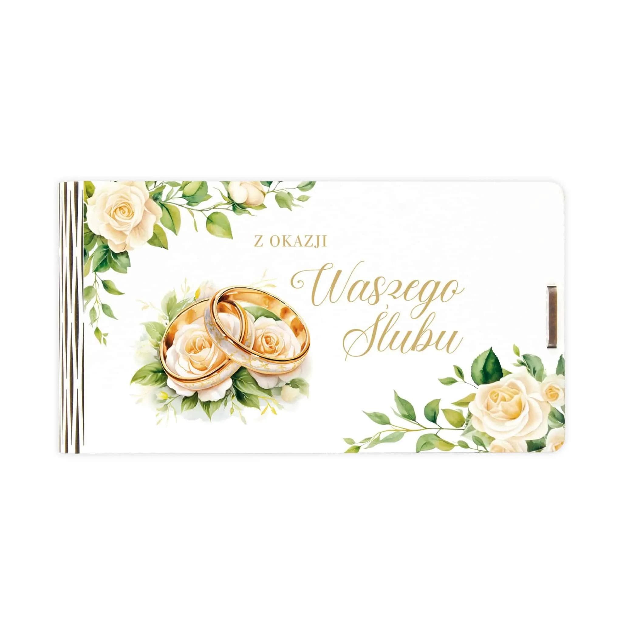 Pudełko mini drewno Ślub - 20