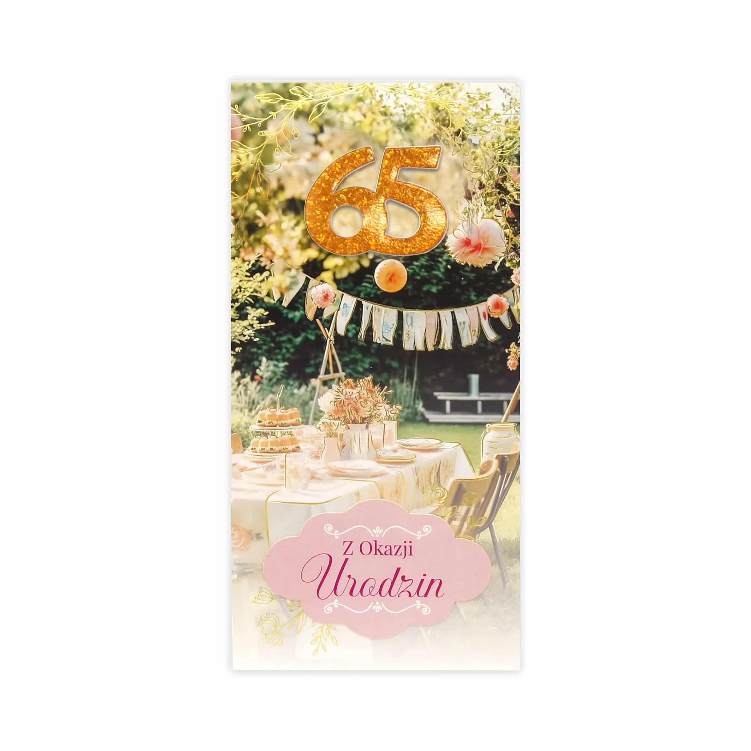 DL Kartka na 65 Urodziny - 33/65