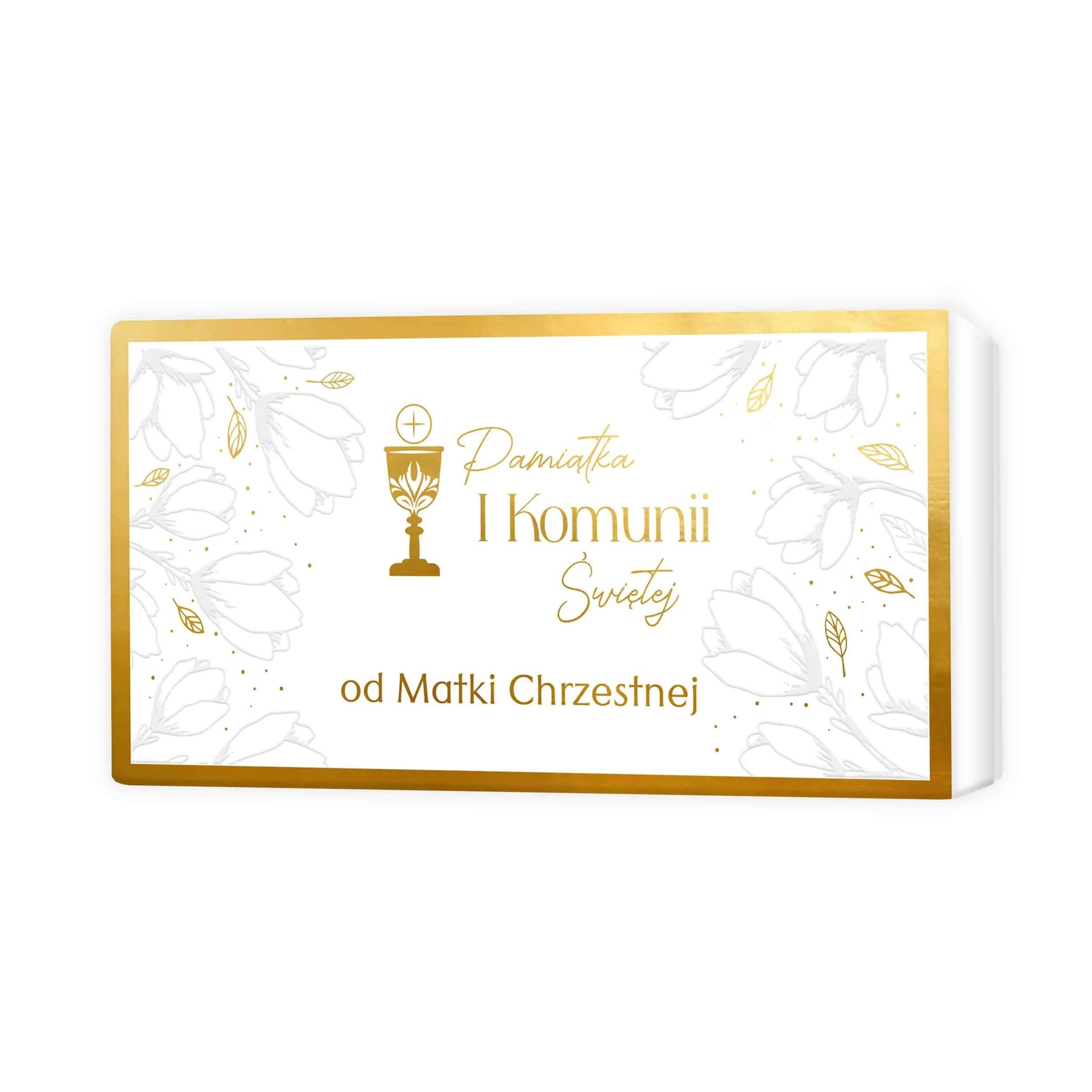 Pudełko mini papierowe Komunia - 11 od Matki Chrzestnej