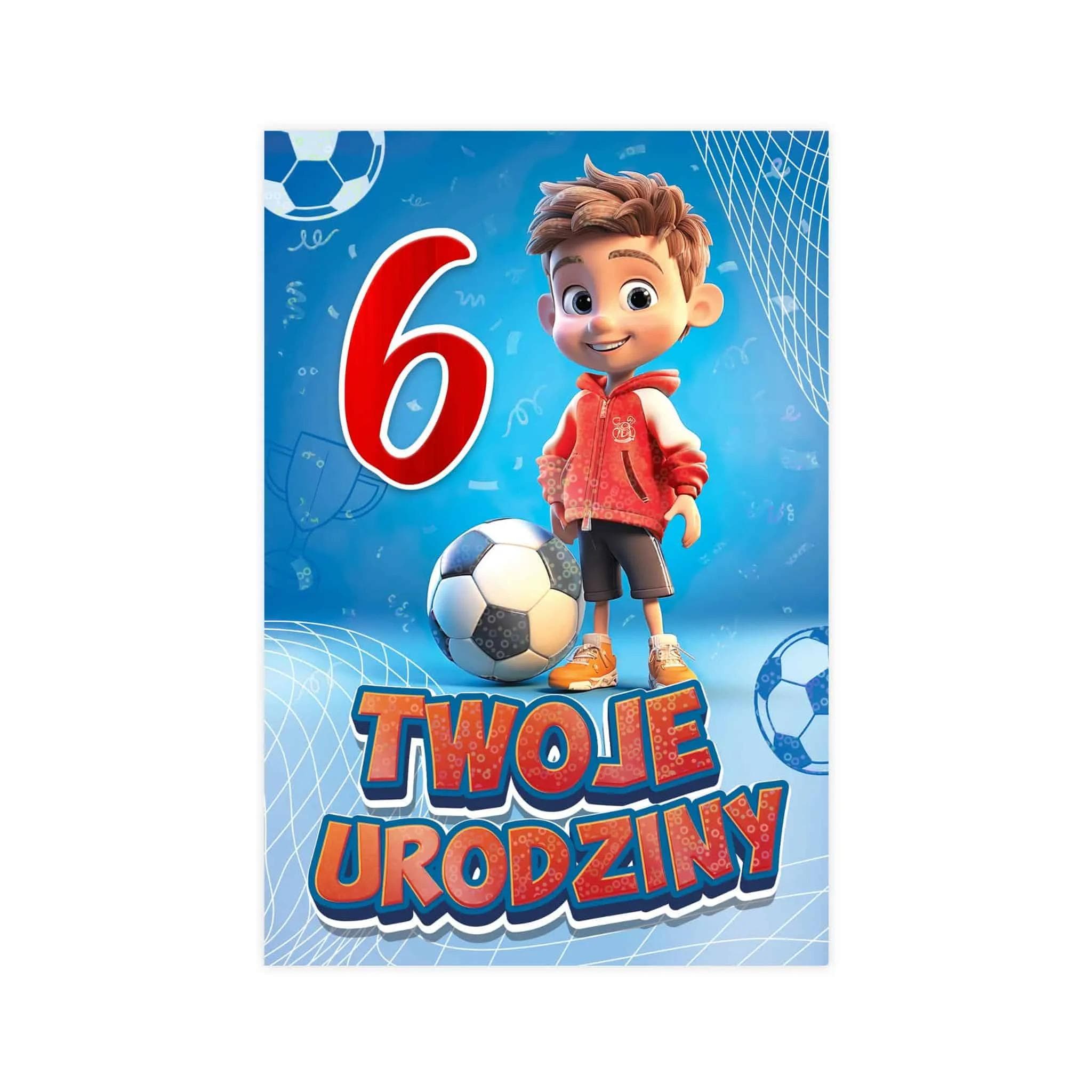 B6 Kartka na 6 Urodziny - 85