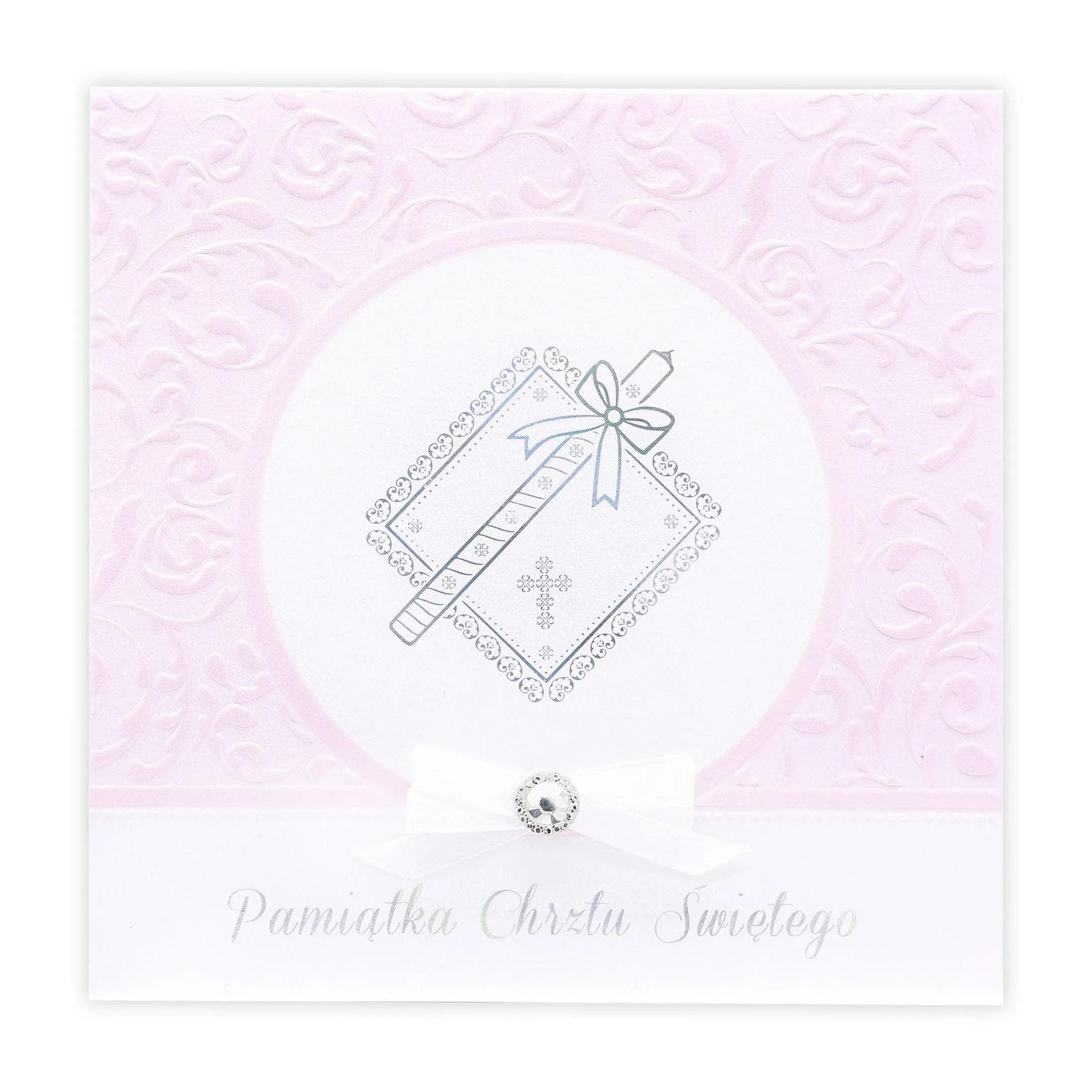 KW LUX Chrzest - 2 Różowy