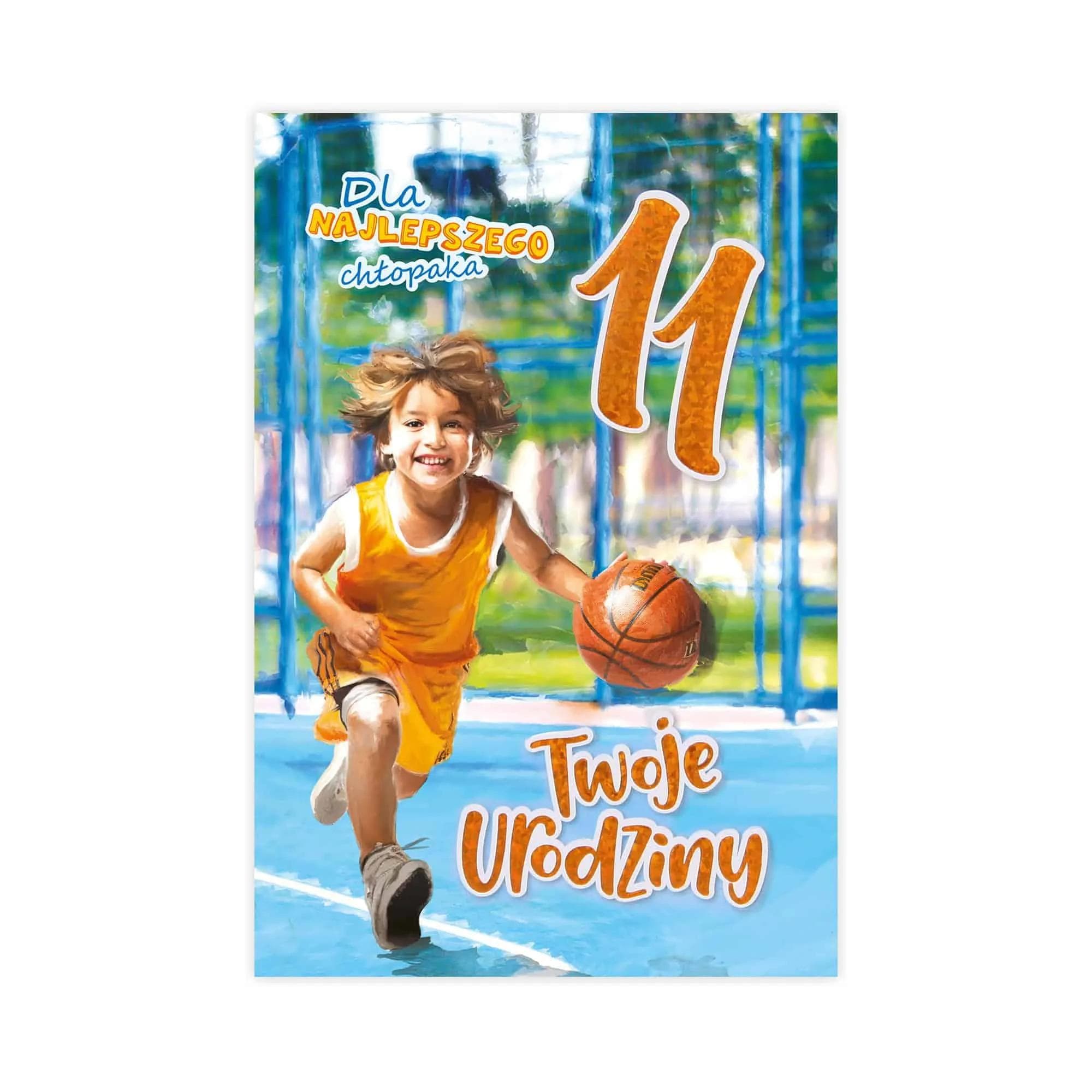 B6 Kartka na 11 Urodziny - 042