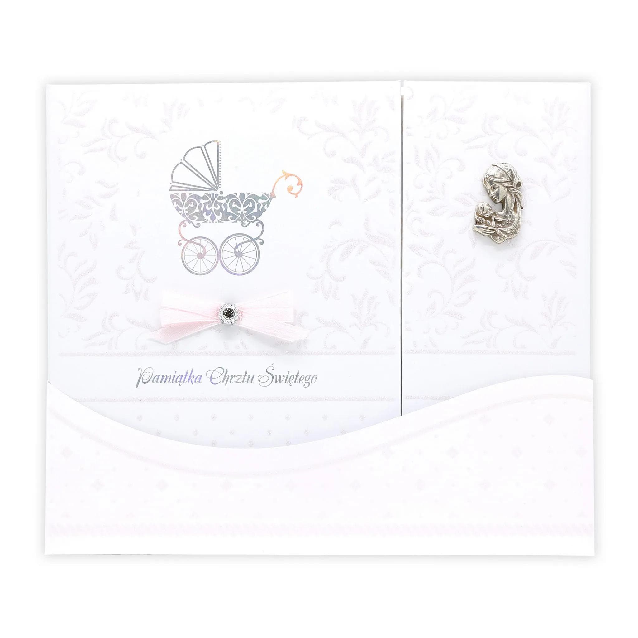 Album A4 książeczka Chrzest - 11 Różowy