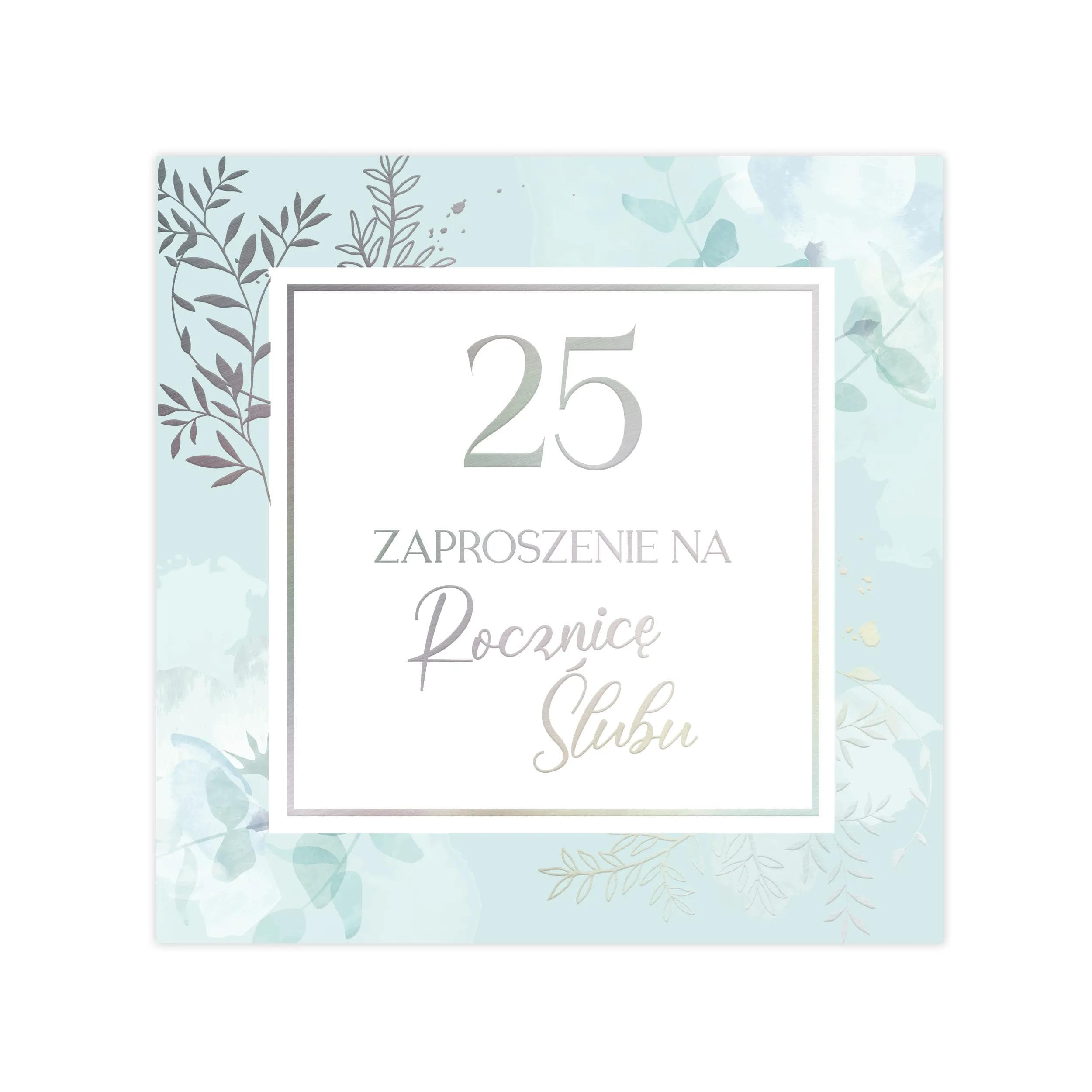 Zaproszenie KW LUX 25 Rocznica Ślubu - 8