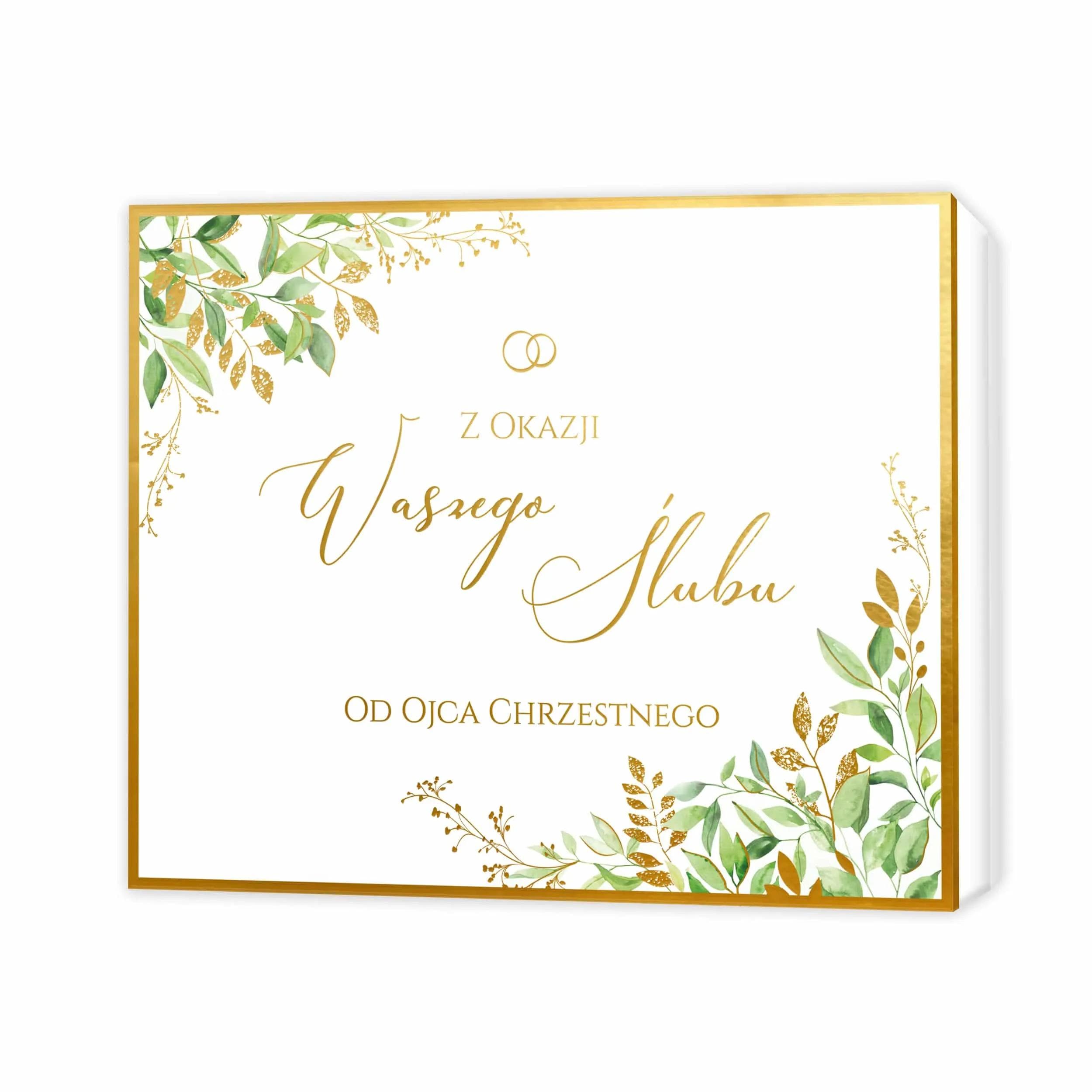 Pudełko prezentowe Ślub - 43 od Ojca Chrzestnego