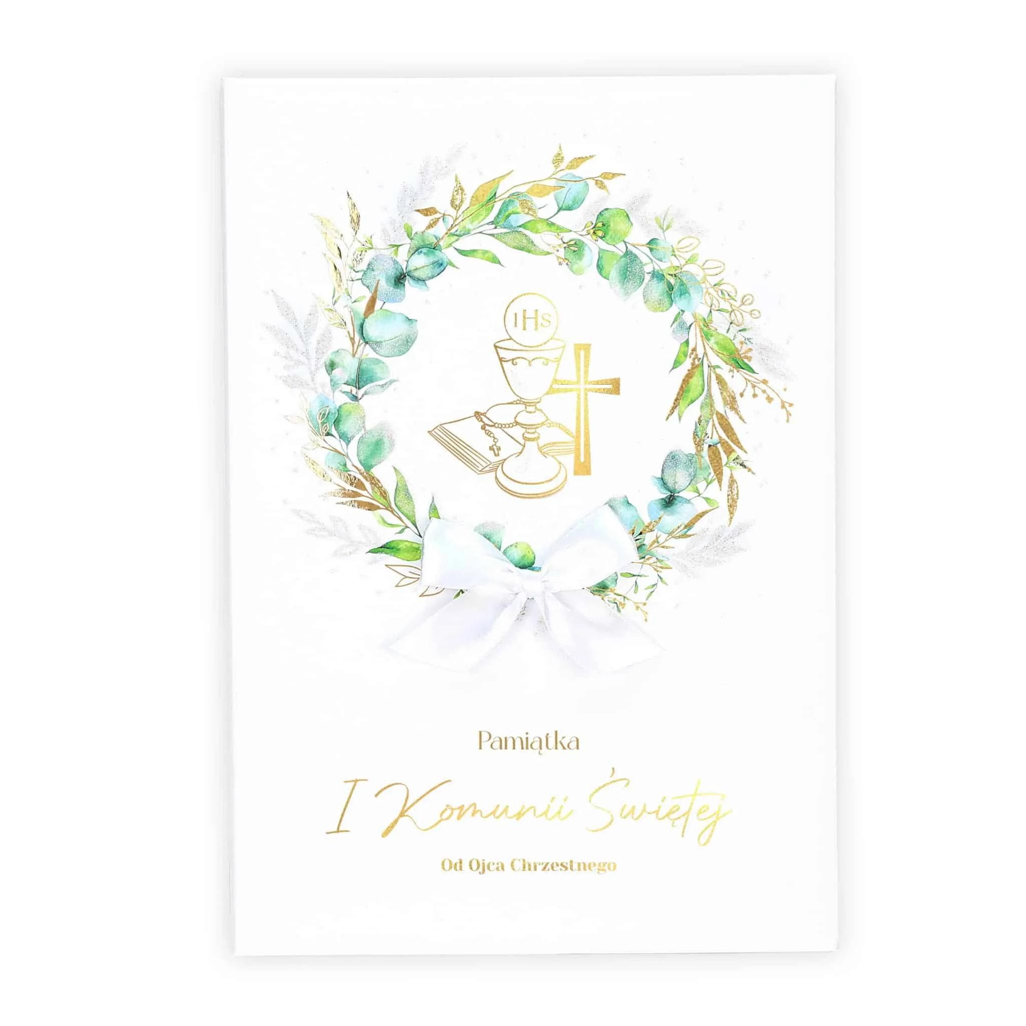 Książeczka w pudełku Komunia - 5 Od Ojca Chrzestnego